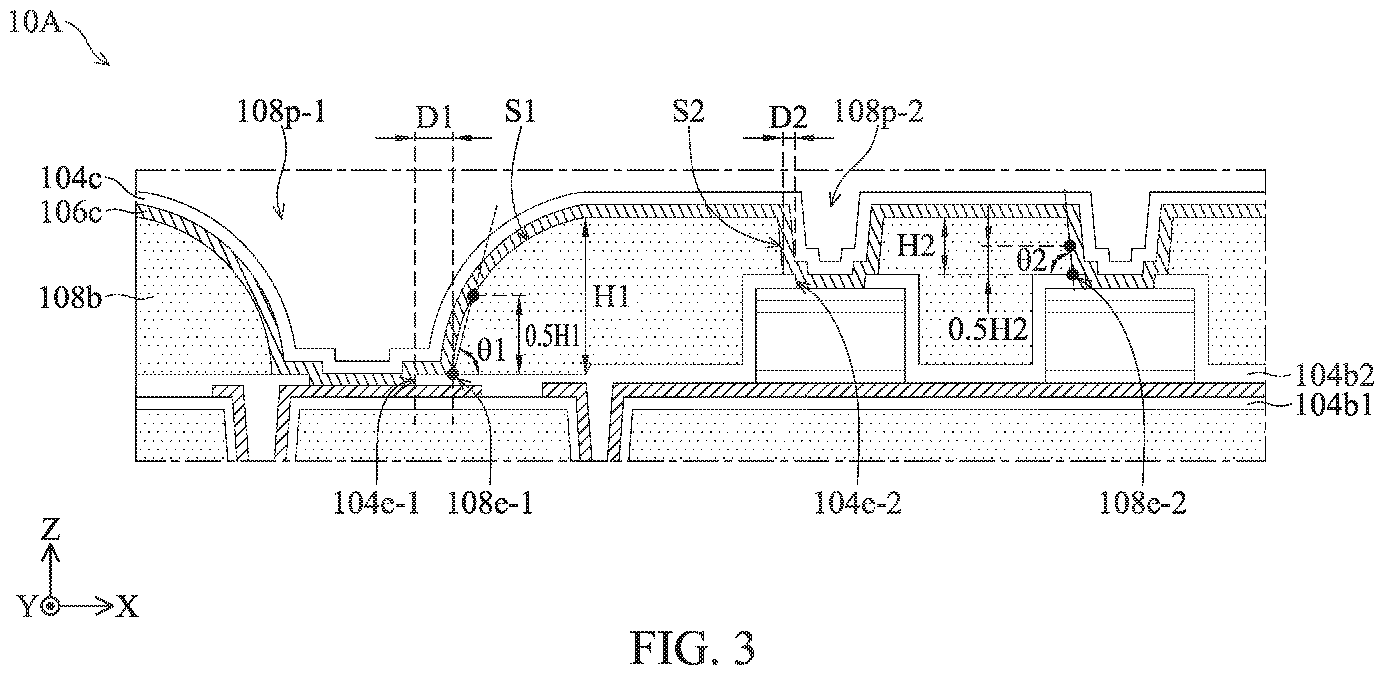 Patent US12433045 Figure 7 – Sensing device, method of manufacturing sensing device and electronic device