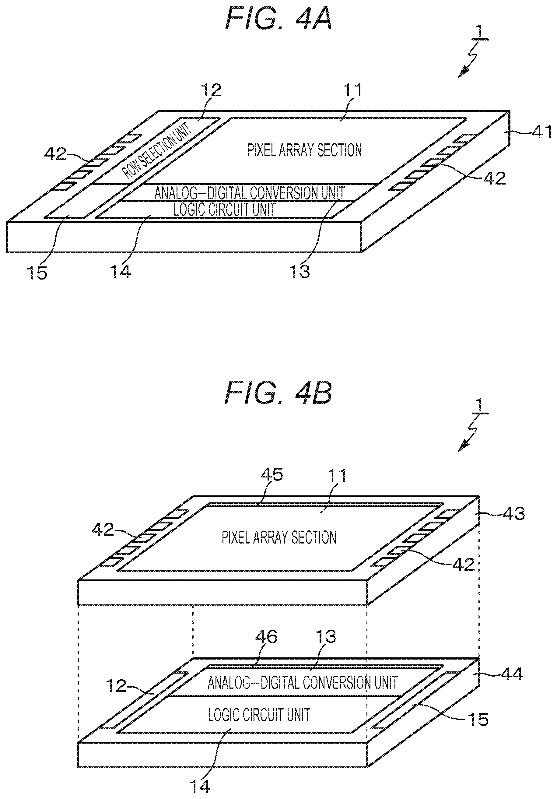 Patent US12433049 Figure 4 – Imaging device and electronic apparatus