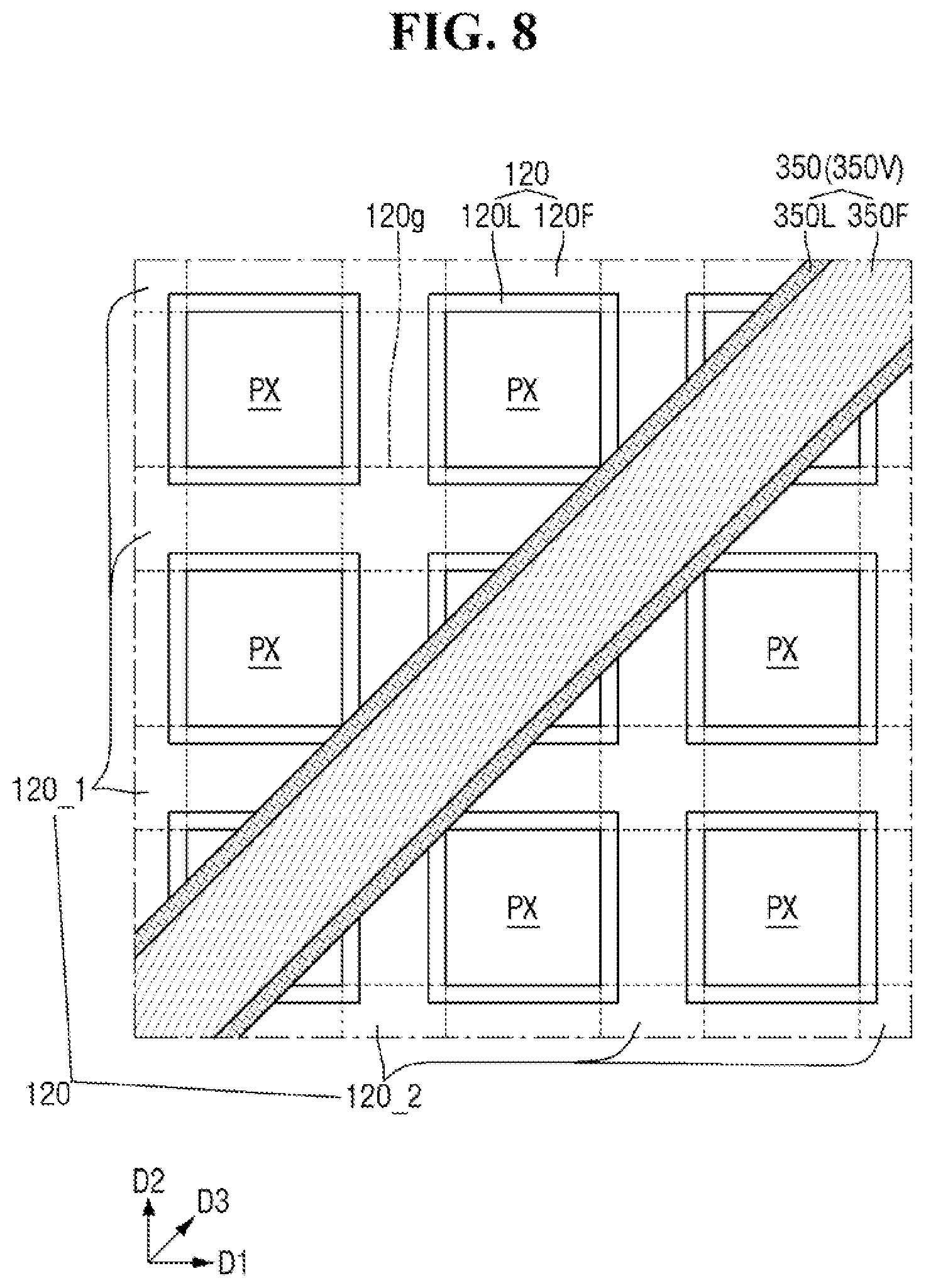 Patent US12433051 Figure 8 – Image sensor including a light blocking film