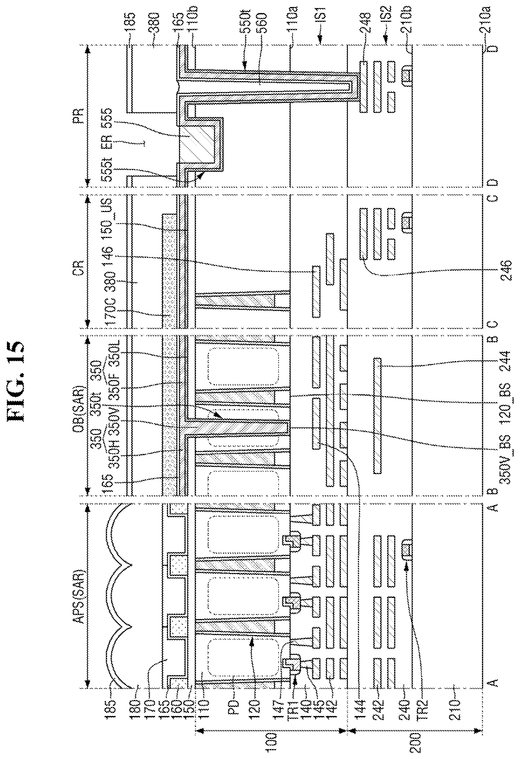 Patent US12433051 Figure 15 – Image sensor including a light blocking film