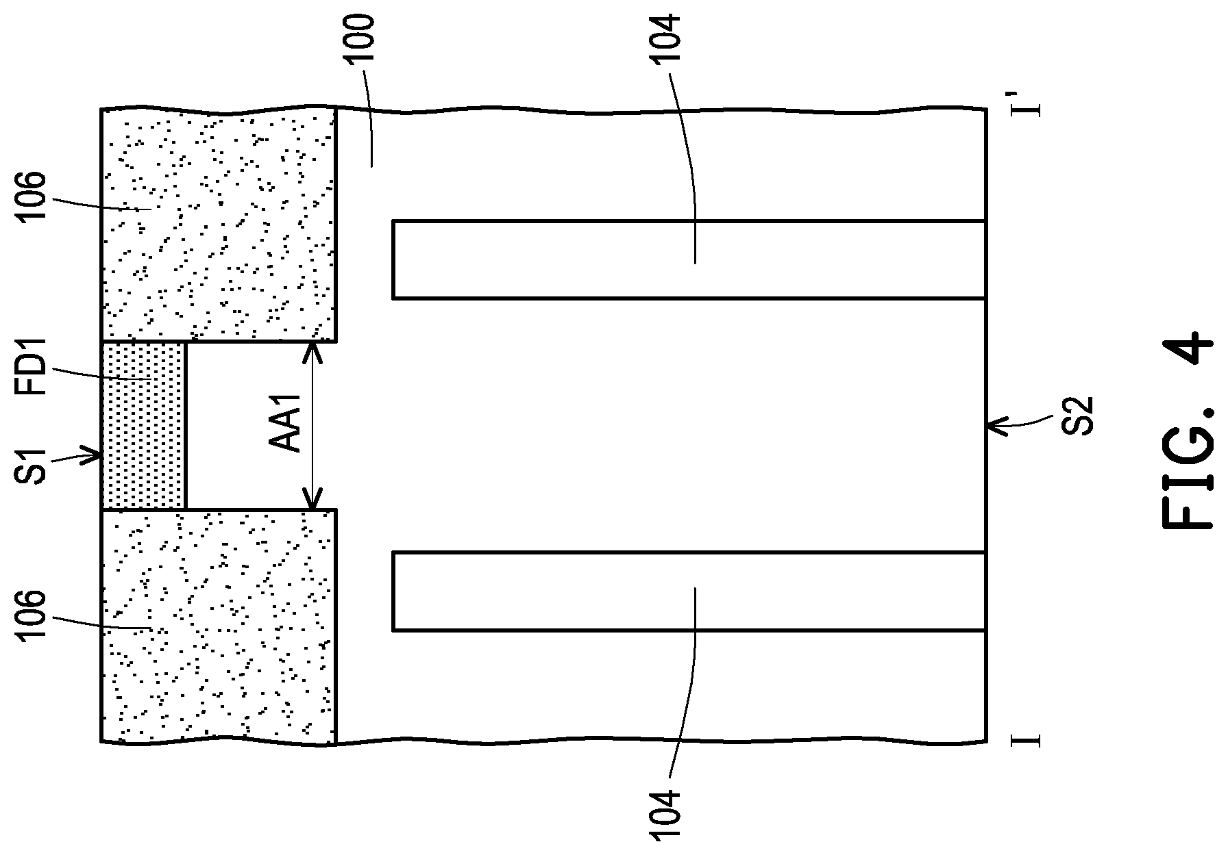 Patent US12433052 Figure 4 – Image sensor structure