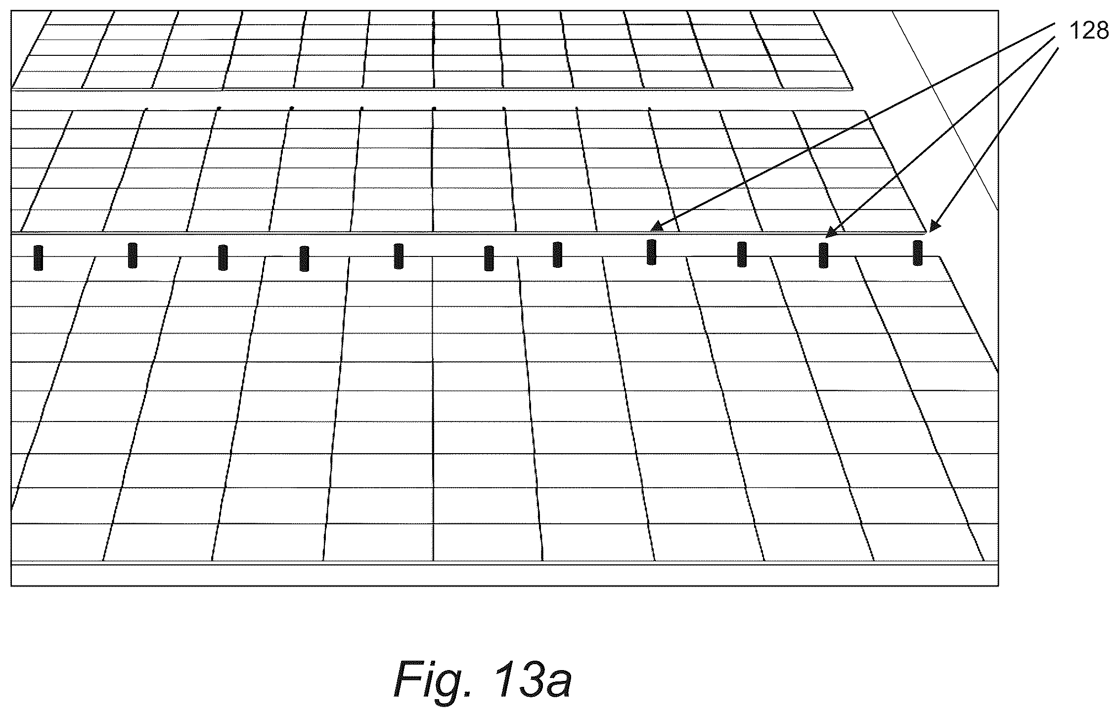 Patent US12433055 Figure 12 – System and methods for manufacturing a crisscross matrix of sub divided solar cells