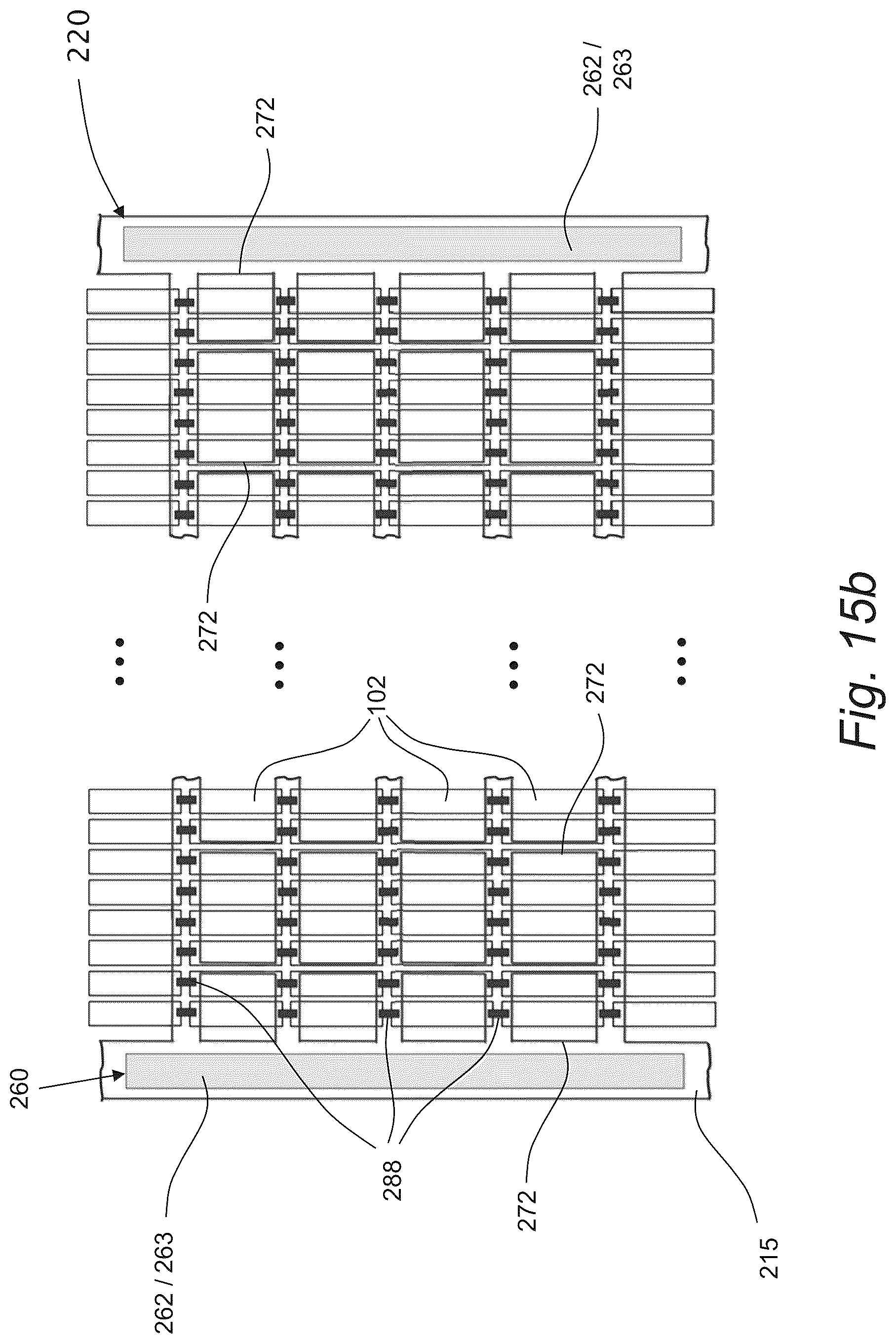 Patent US12433055 Figure 16 – System and methods for manufacturing a crisscross matrix of sub divided solar cells