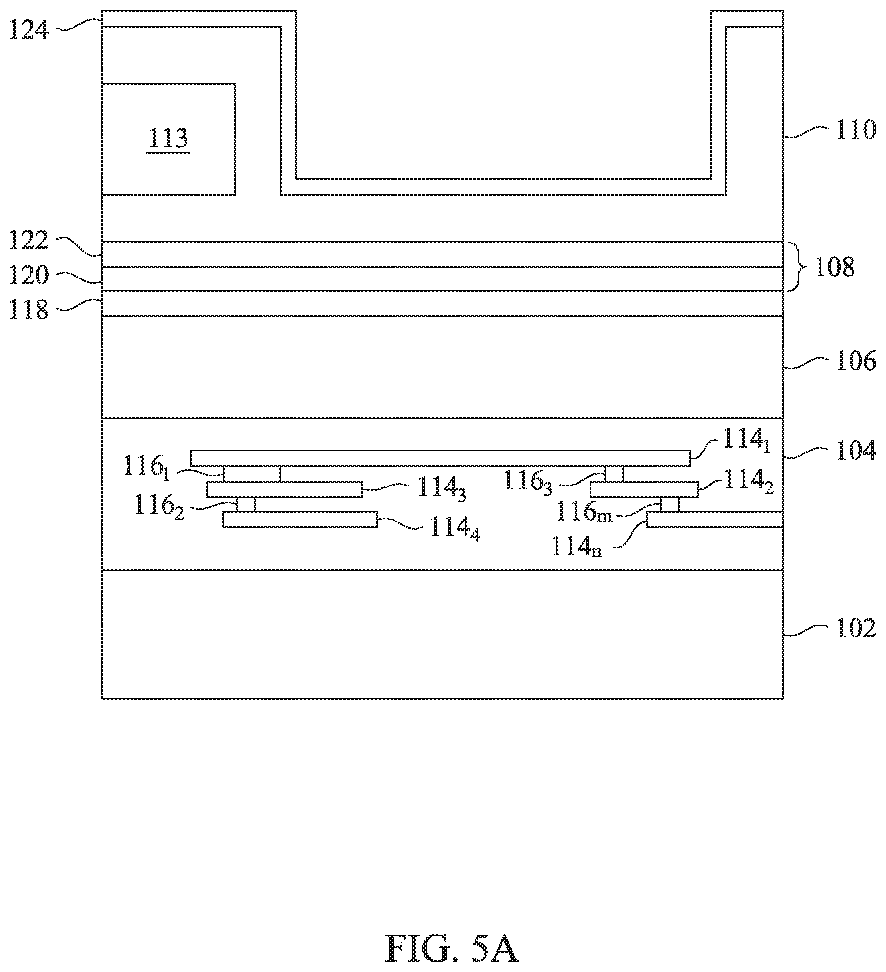 Patent US12433059 Figure 5 – Composite etch stop layers for sensor devices