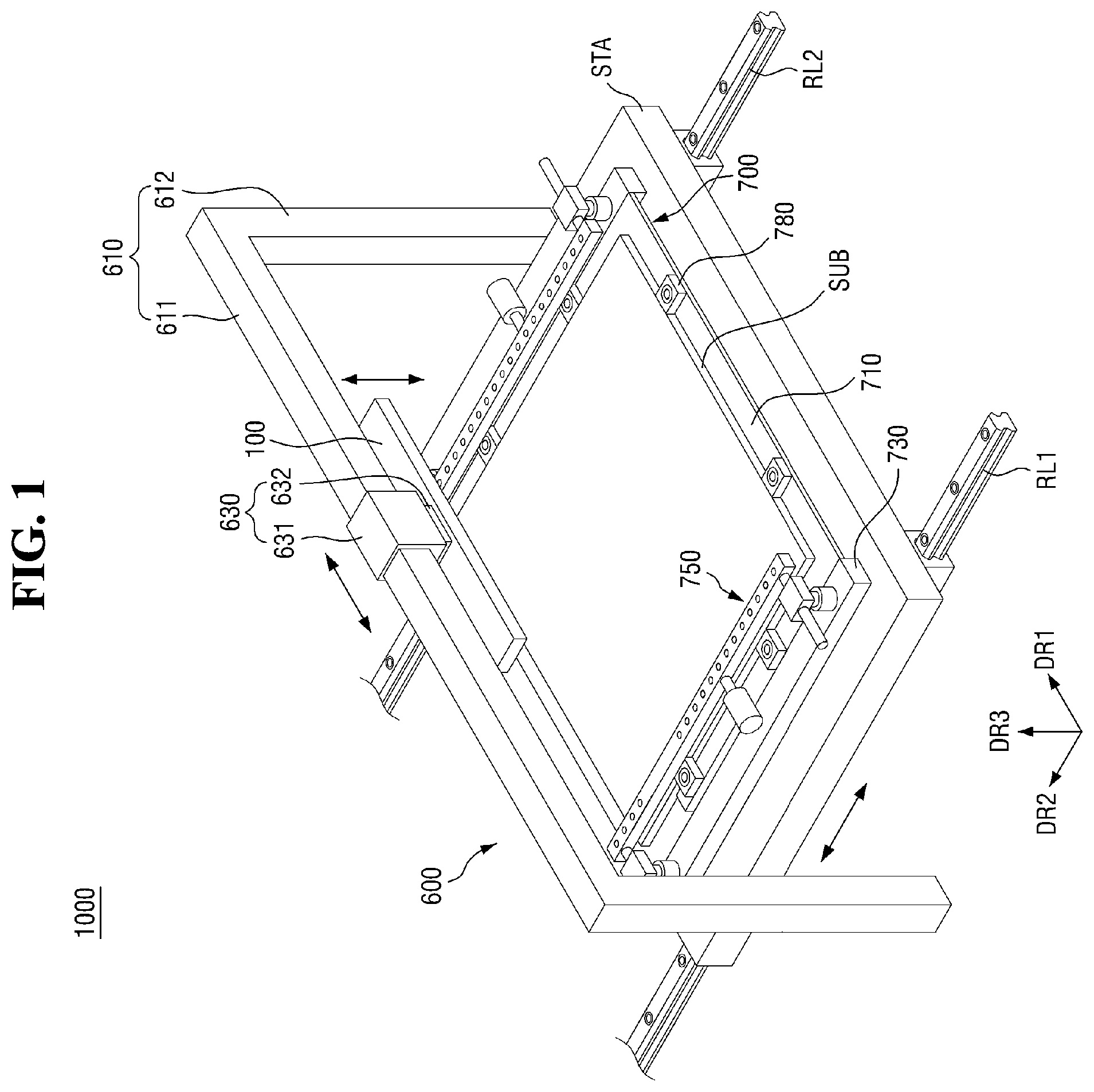 Patent US12433064 Figure 1 – Inkjet printing device, method for aligning bipolar element, and method for manufacturing display device