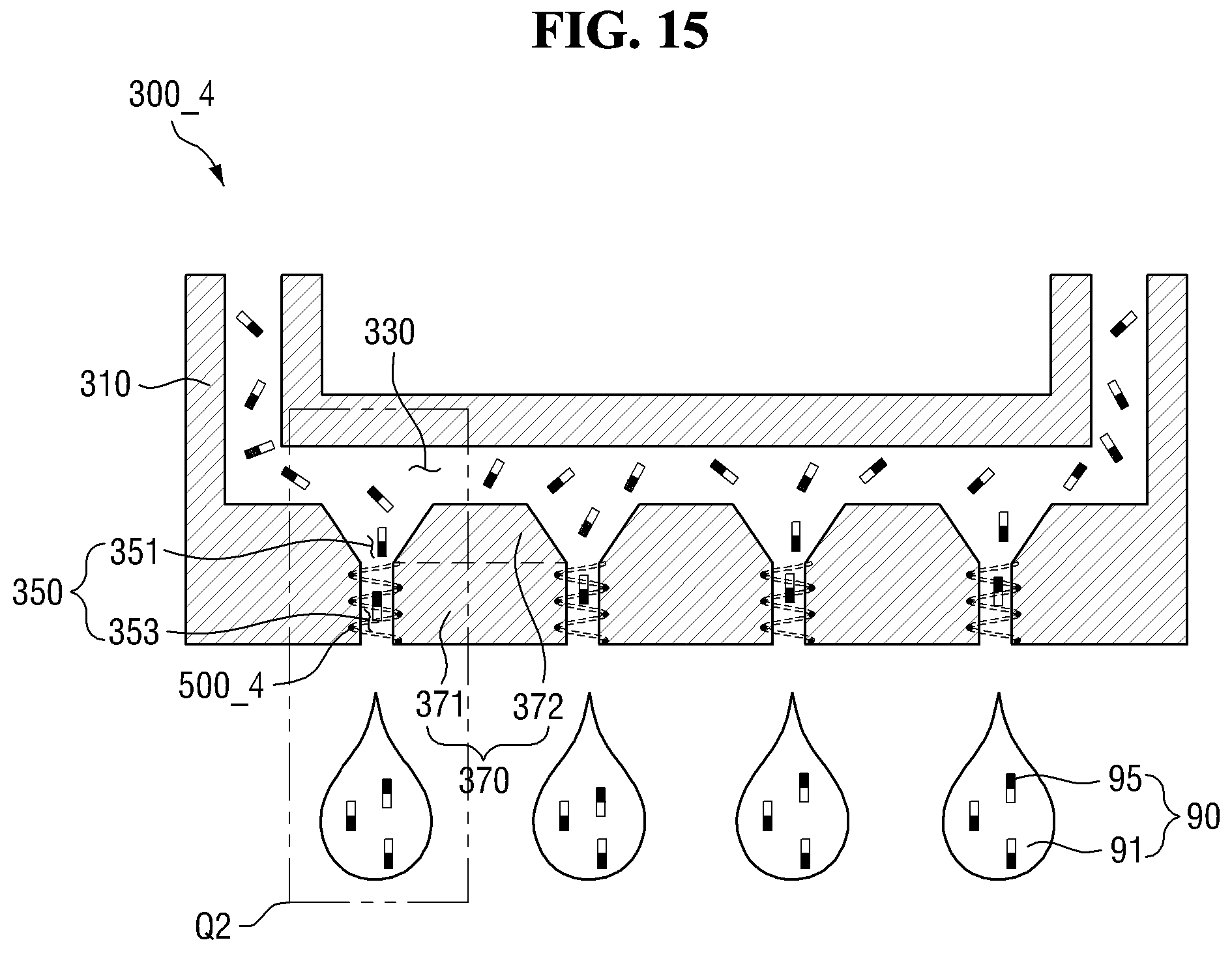 Patent US12433064 Figure 15 – Inkjet printing device, method for aligning bipolar element, and method for manufacturing display device