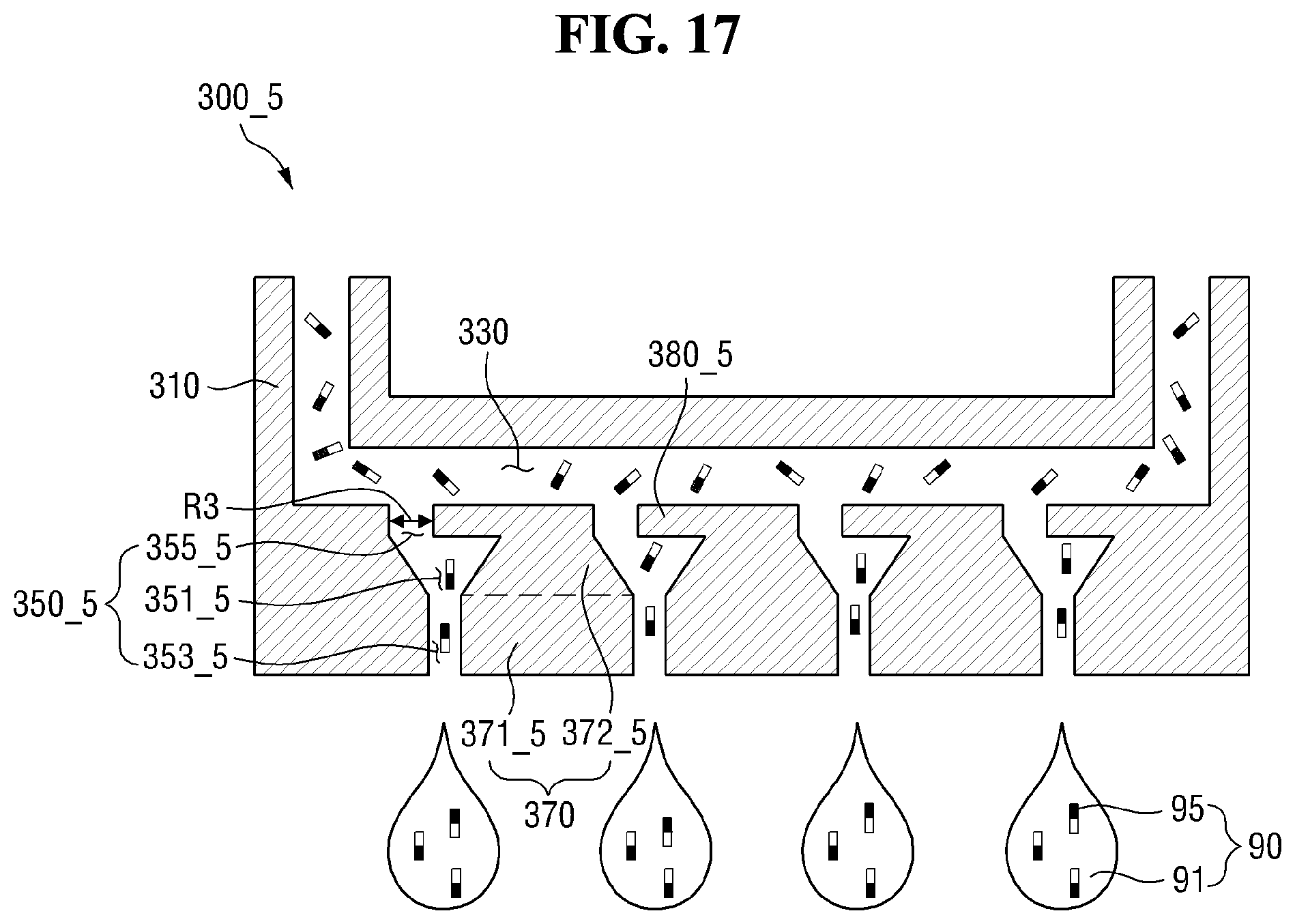 Patent US12433064 Figure 17 – Inkjet printing device, method for aligning bipolar element, and method for manufacturing display device