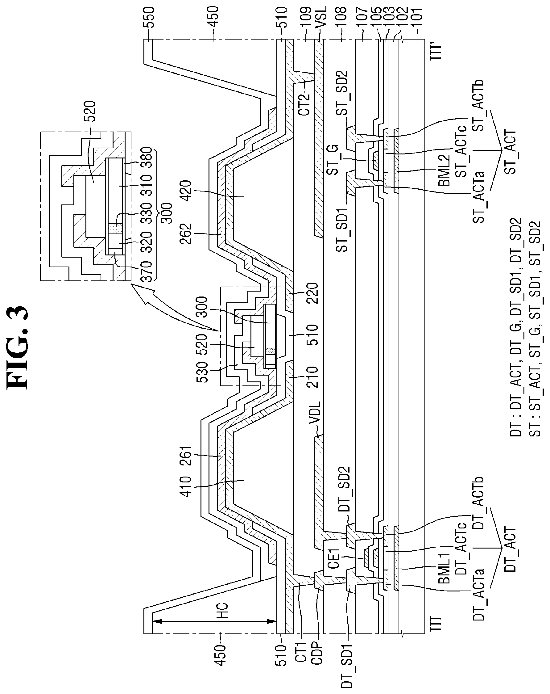 Patent US12433065 Figure 3 – Light-emitting element, display apparatus, and manufacturing method therefor