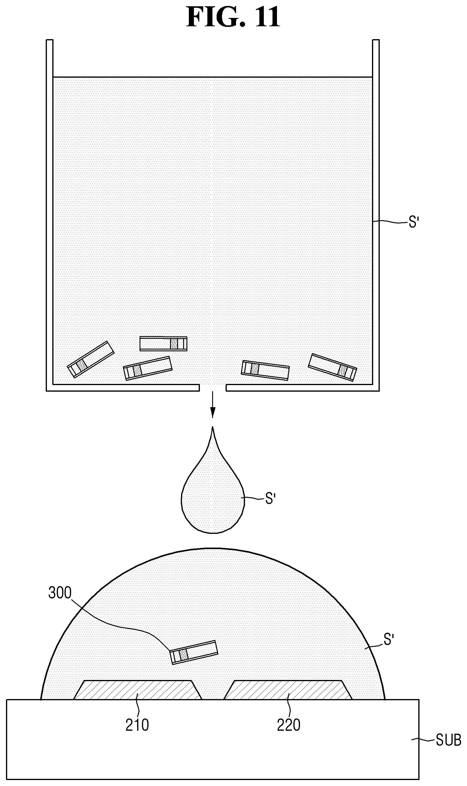 Patent US12433065 Figure 11 – Light-emitting element, display apparatus, and manufacturing method therefor