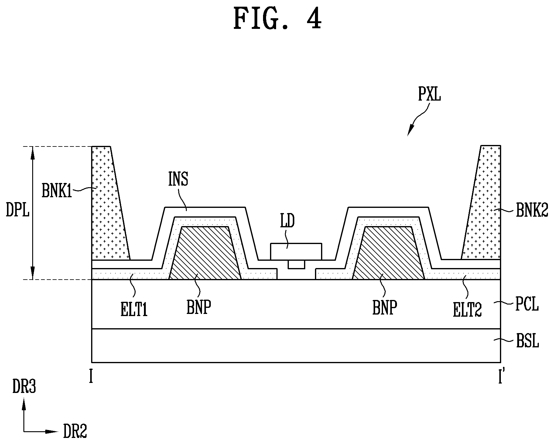 Patent US12433069 Figure 3 – Display device manufacturing apparatus, method of manufacturing display device using the same, and display device manufactured by the same