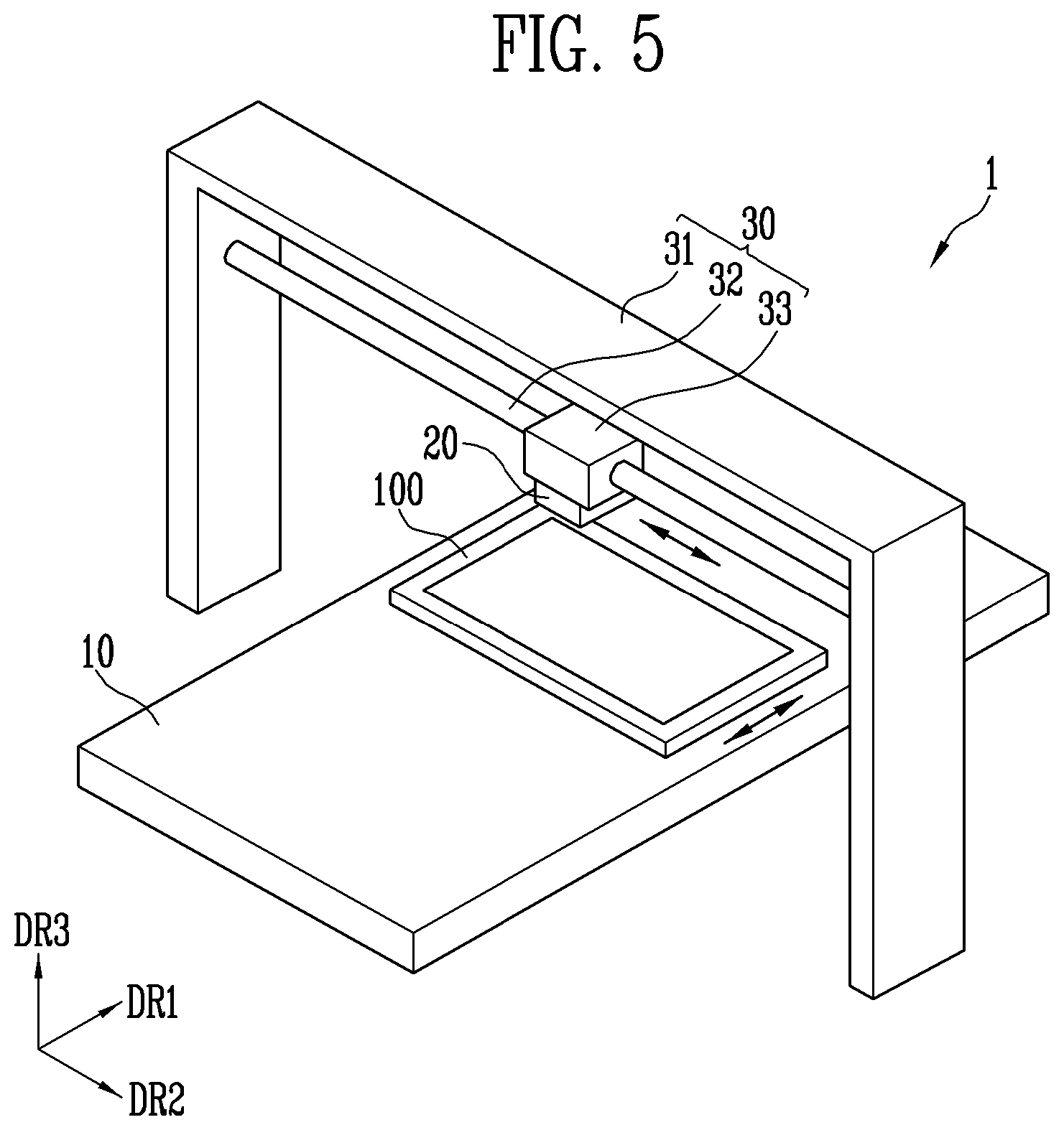 Patent US12433069 Figure 4 – Display device manufacturing apparatus, method of manufacturing display device using the same, and display device manufactured by the same