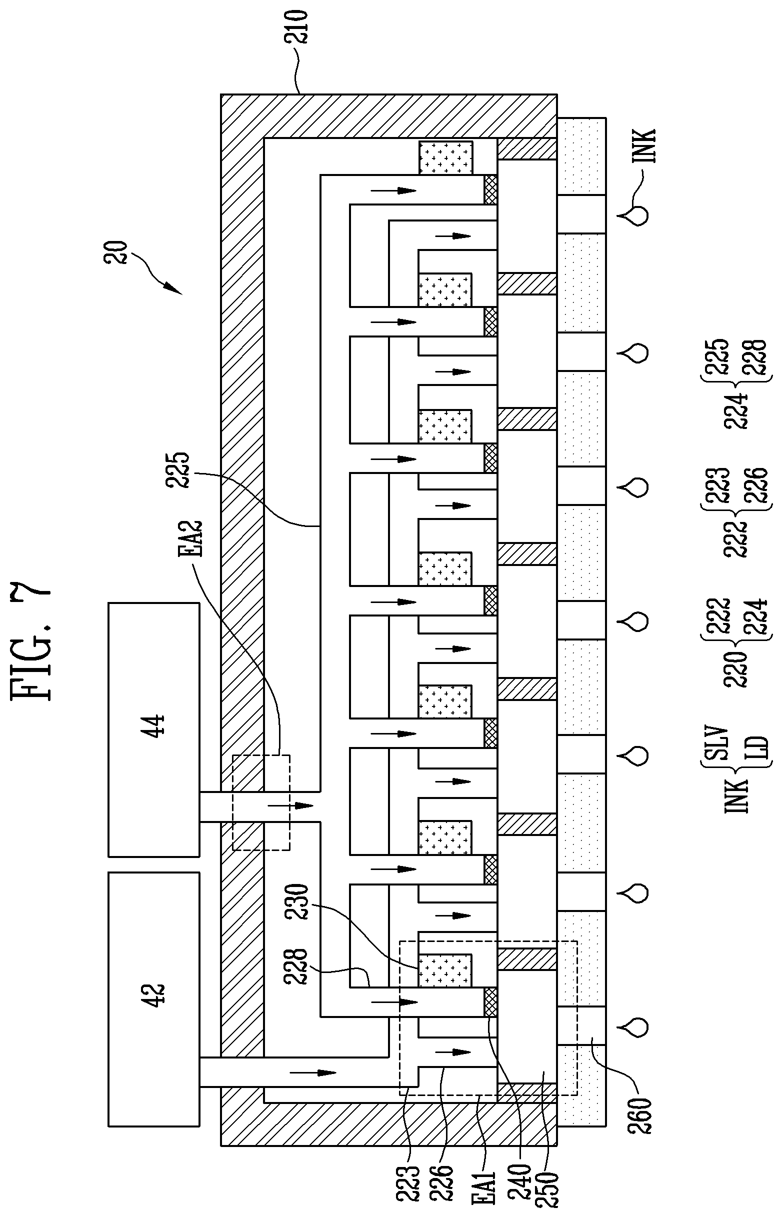 Patent US12433069 Figure 6 – Display device manufacturing apparatus, method of manufacturing display device using the same, and display device manufactured by the same