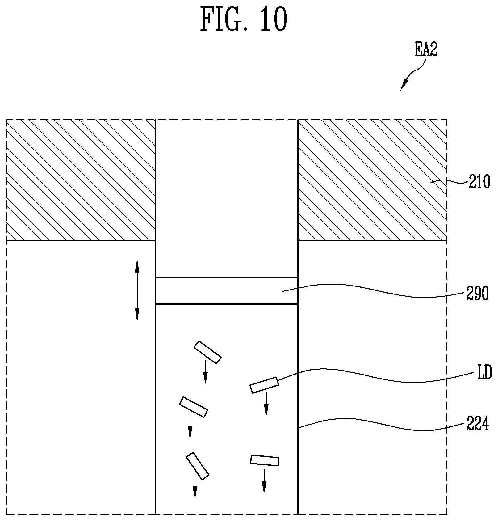 Patent US12433069 Figure 9 – Display device manufacturing apparatus, method of manufacturing display device using the same, and display device manufactured by the same
