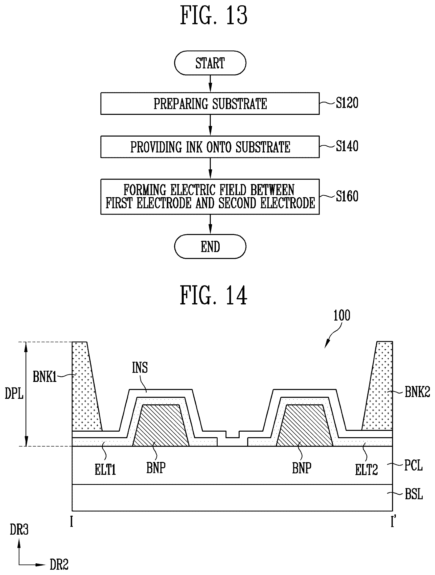 Patent US12433069 Figure 12 – Display device manufacturing apparatus, method of manufacturing display device using the same, and display device manufactured by the same