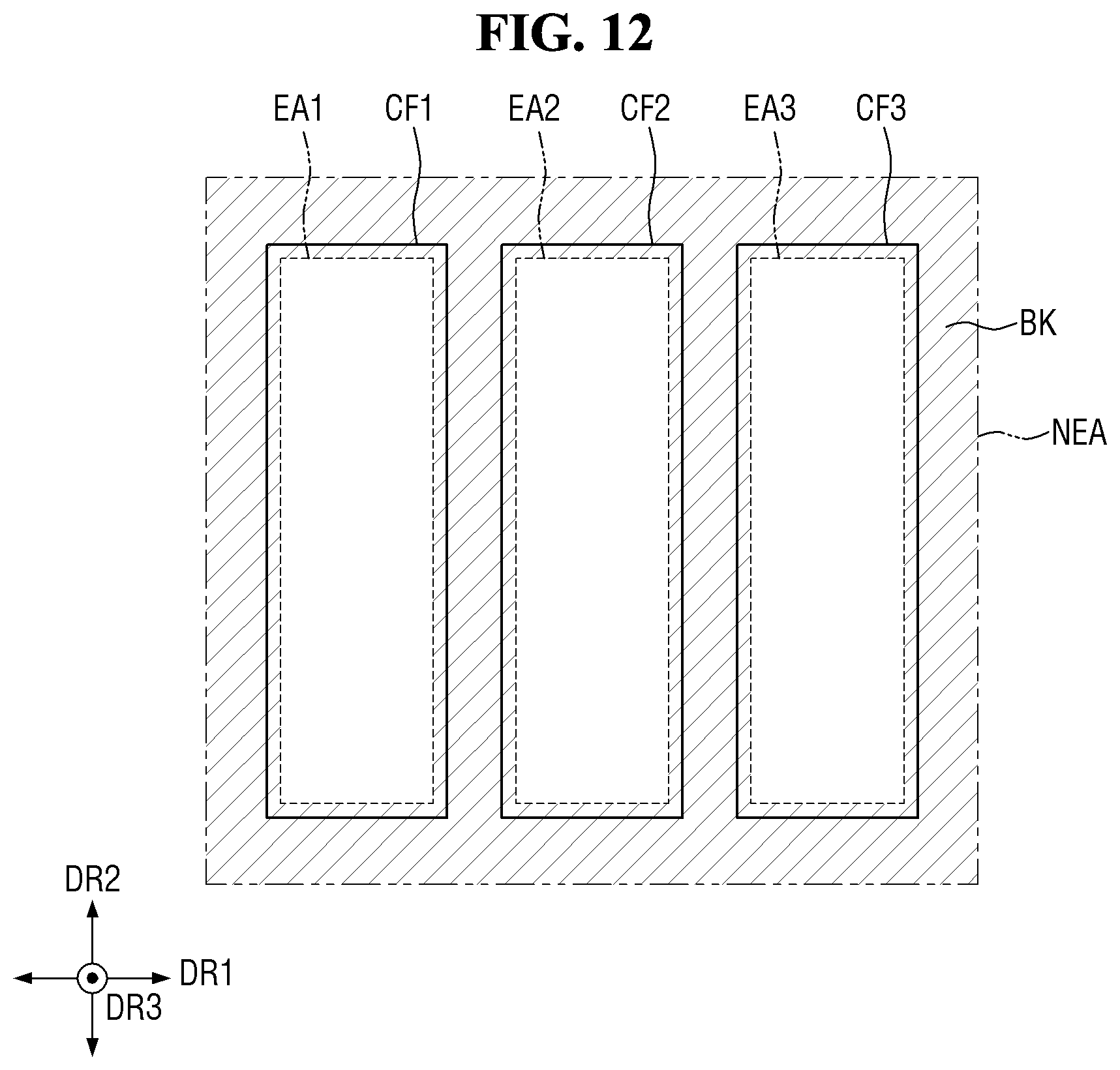Patent US12433070 Figure 12 – Display device and method for manufacturing the same