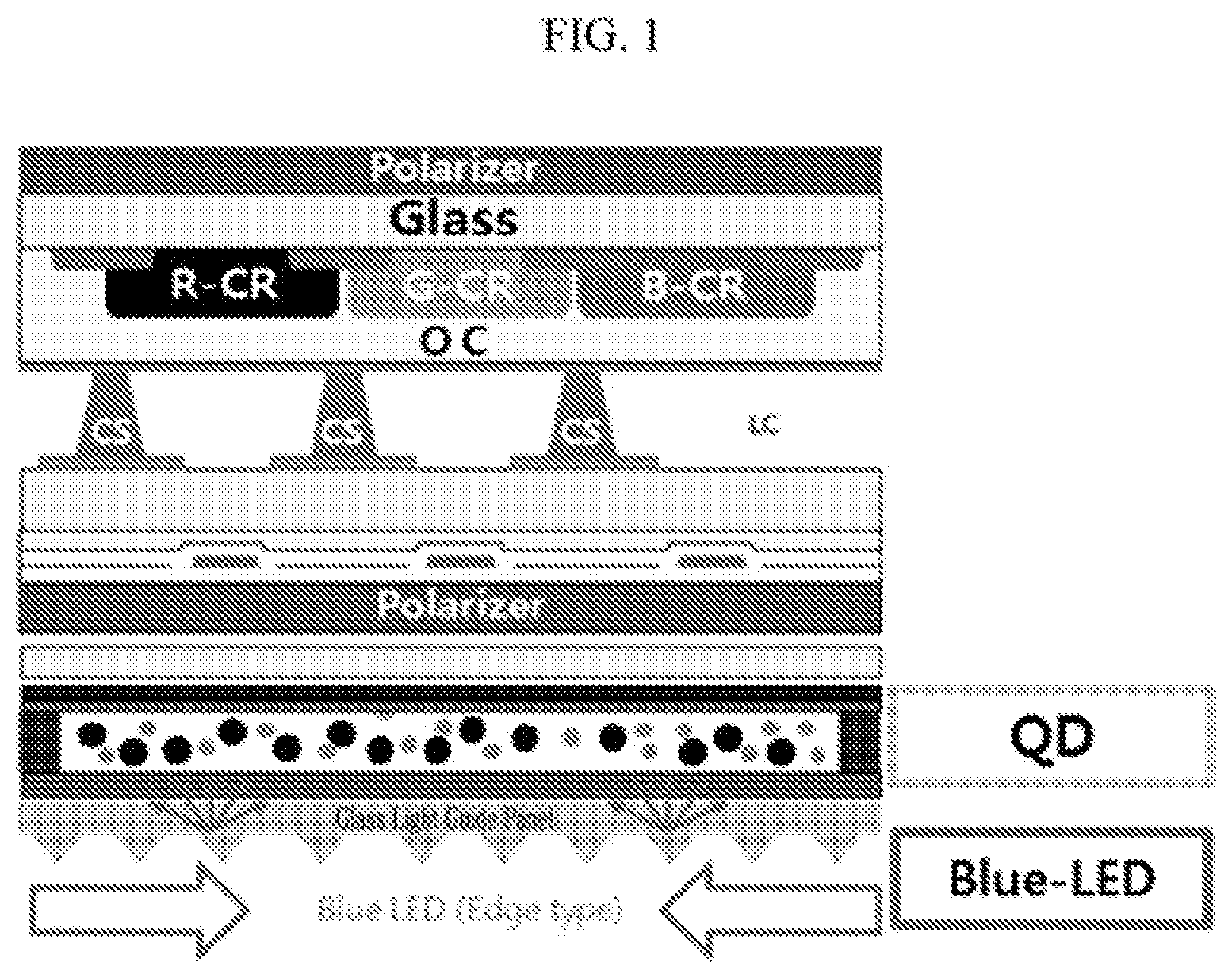 Patent US12433072 Figure 1 – Display device