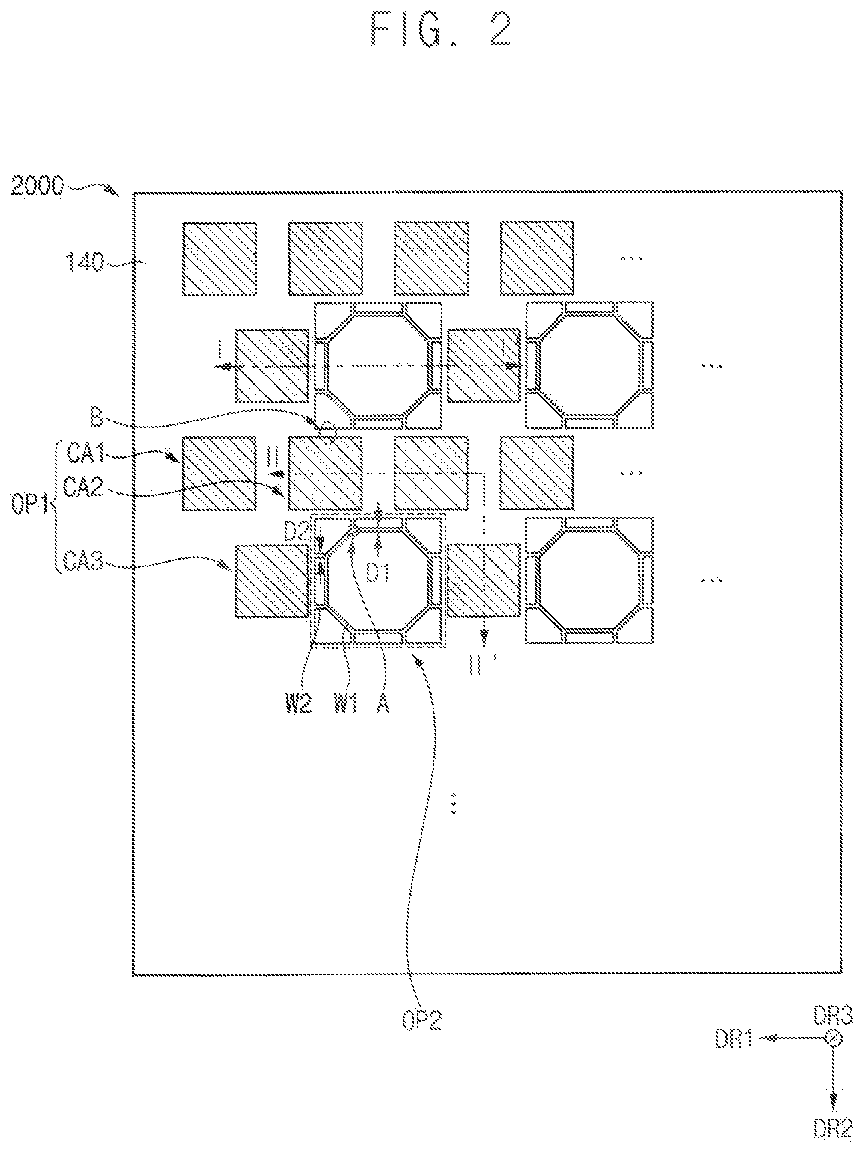 Patent US12433073 Figure 2 – Color conversion substrate and display device