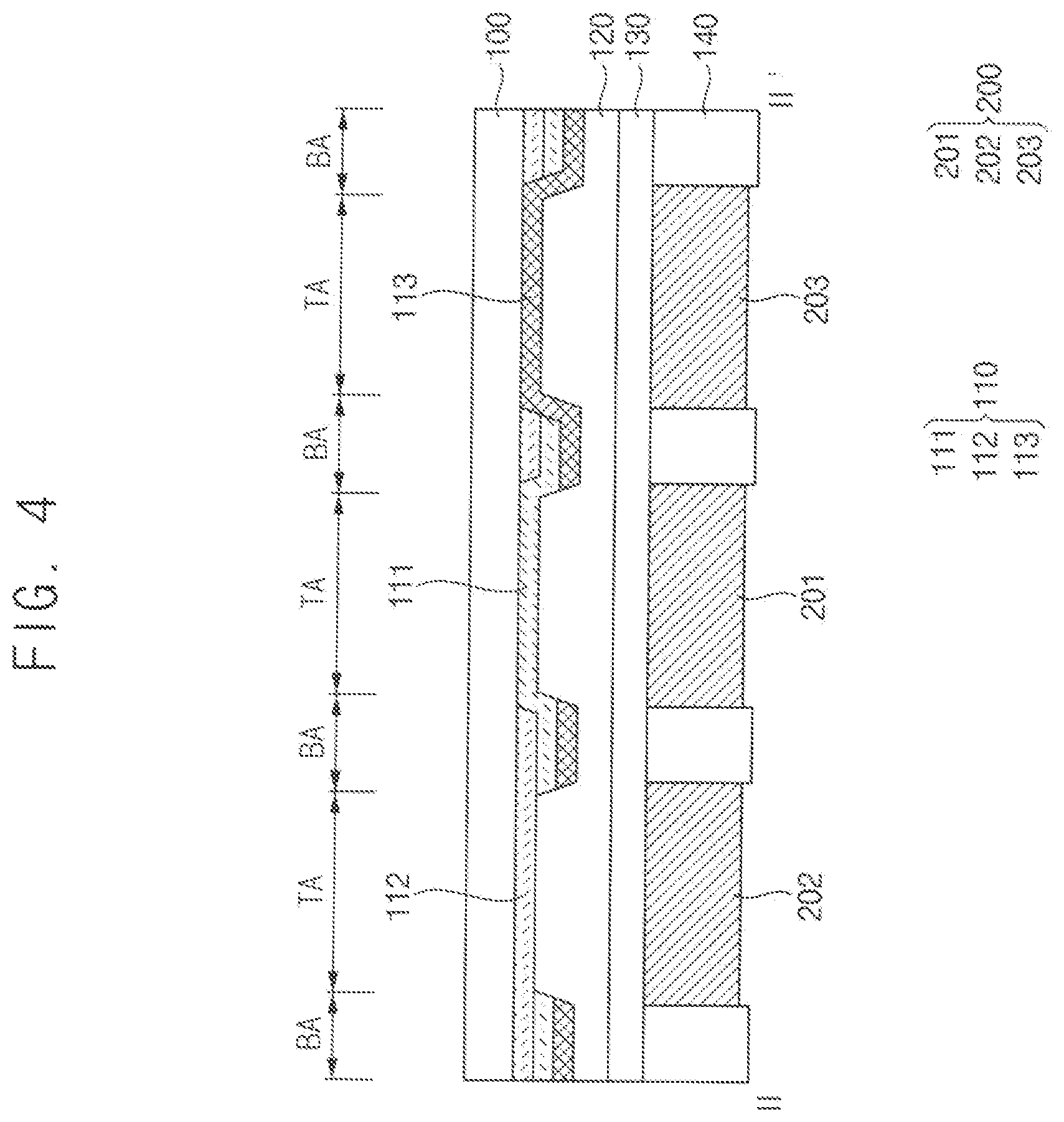 Patent US12433073 Figure 4 – Color conversion substrate and display device