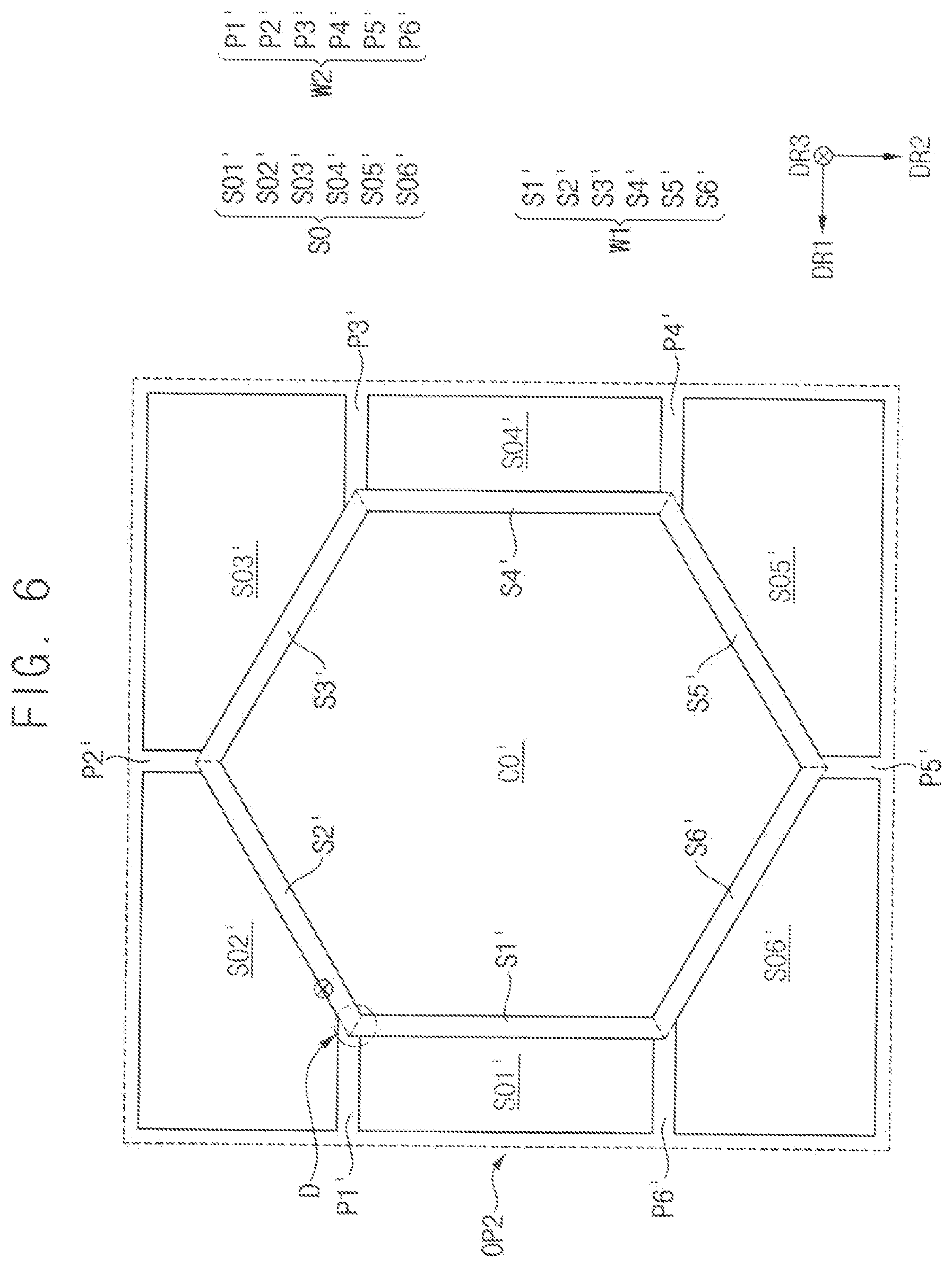 Patent US12433073 Figure 6 – Color conversion substrate and display device