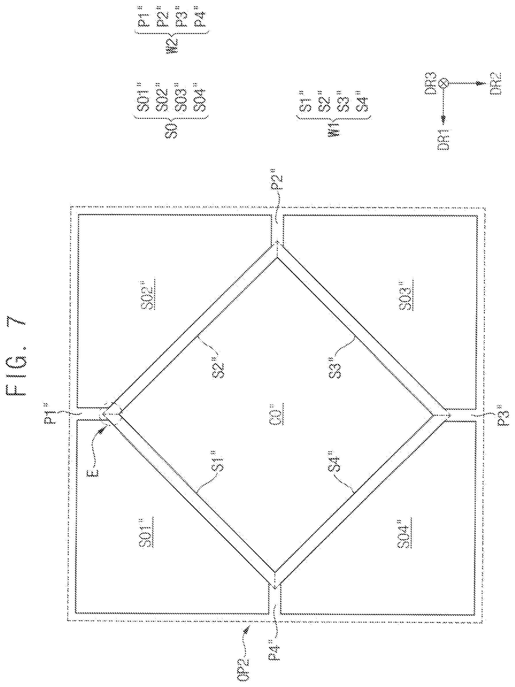 Patent US12433073 Figure 7 – Color conversion substrate and display device