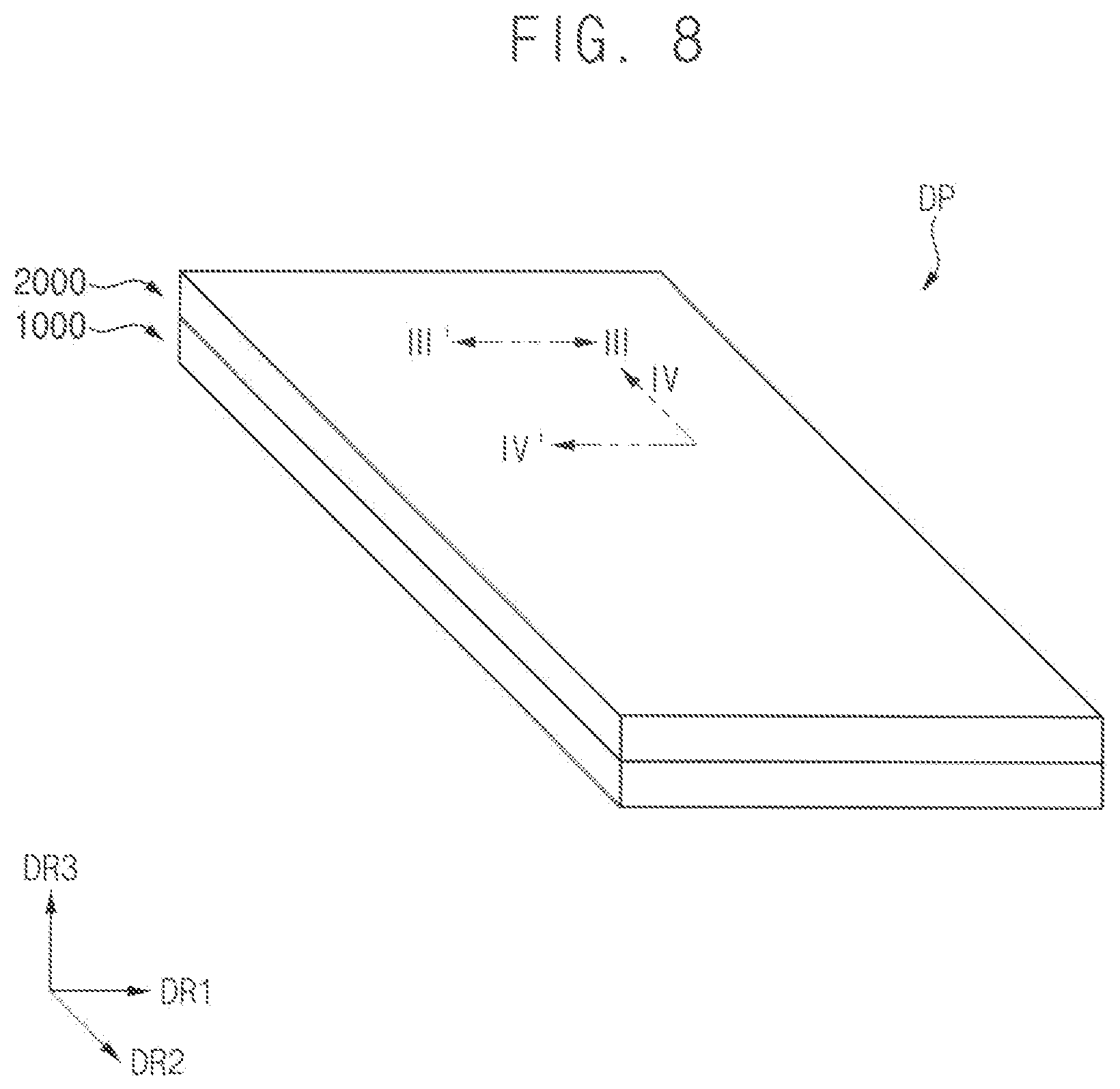 Patent US12433073 Figure 8 – Color conversion substrate and display device