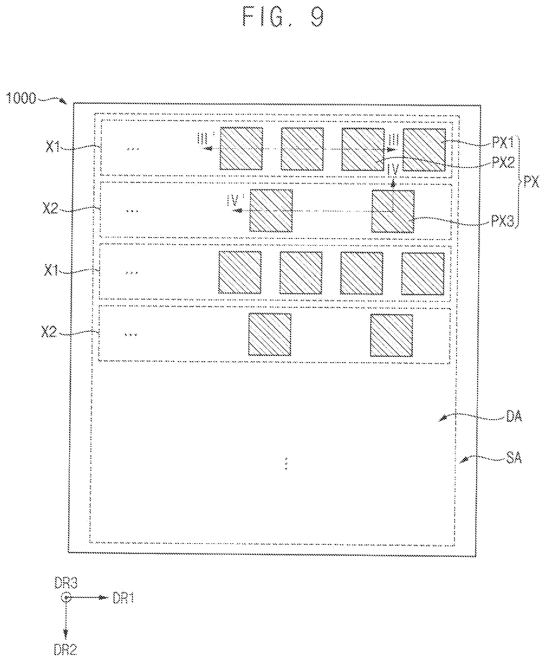 Patent US12433073 Figure 9 – Color conversion substrate and display device