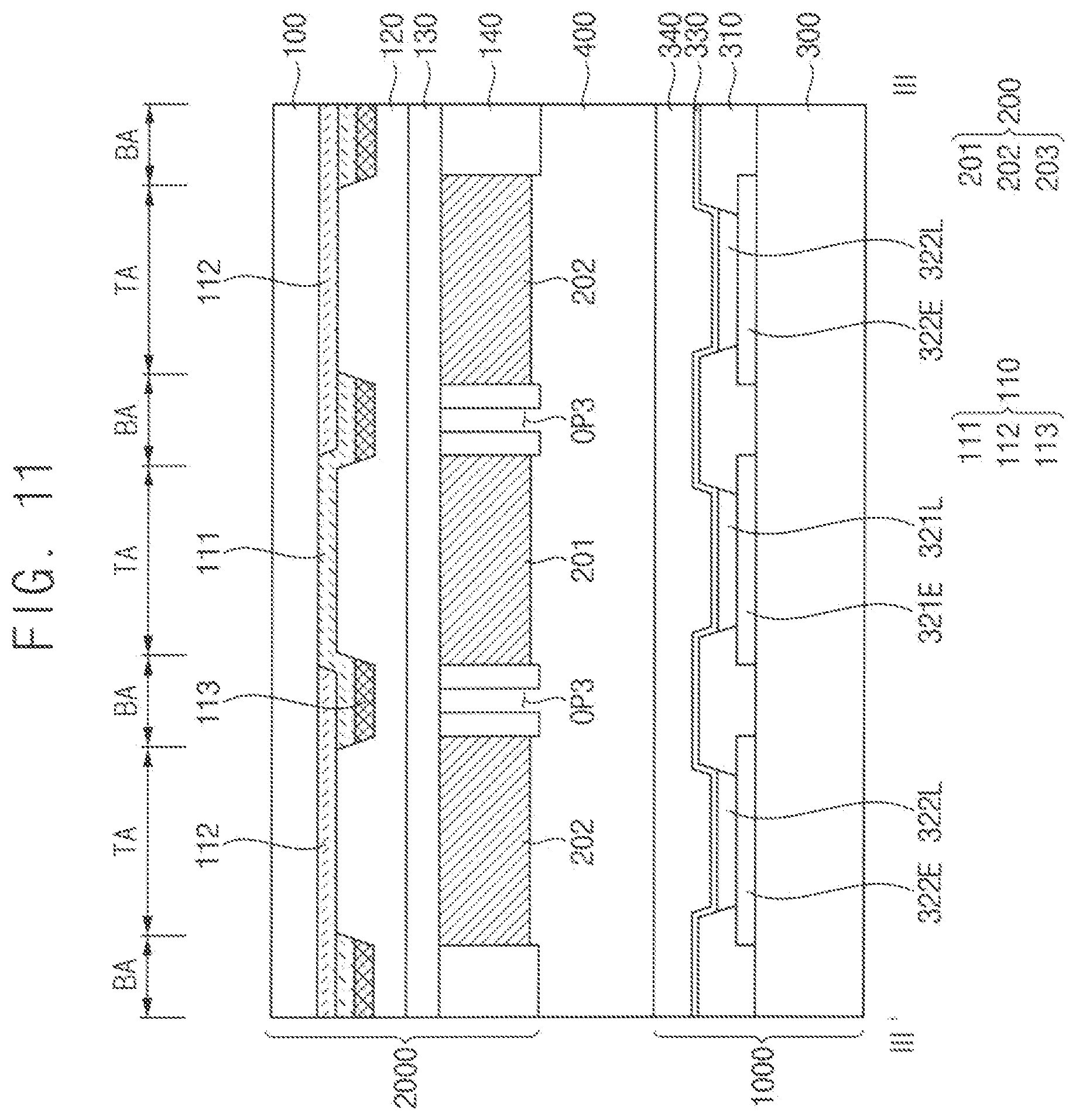 Patent US12433073 Figure 11 – Color conversion substrate and display device