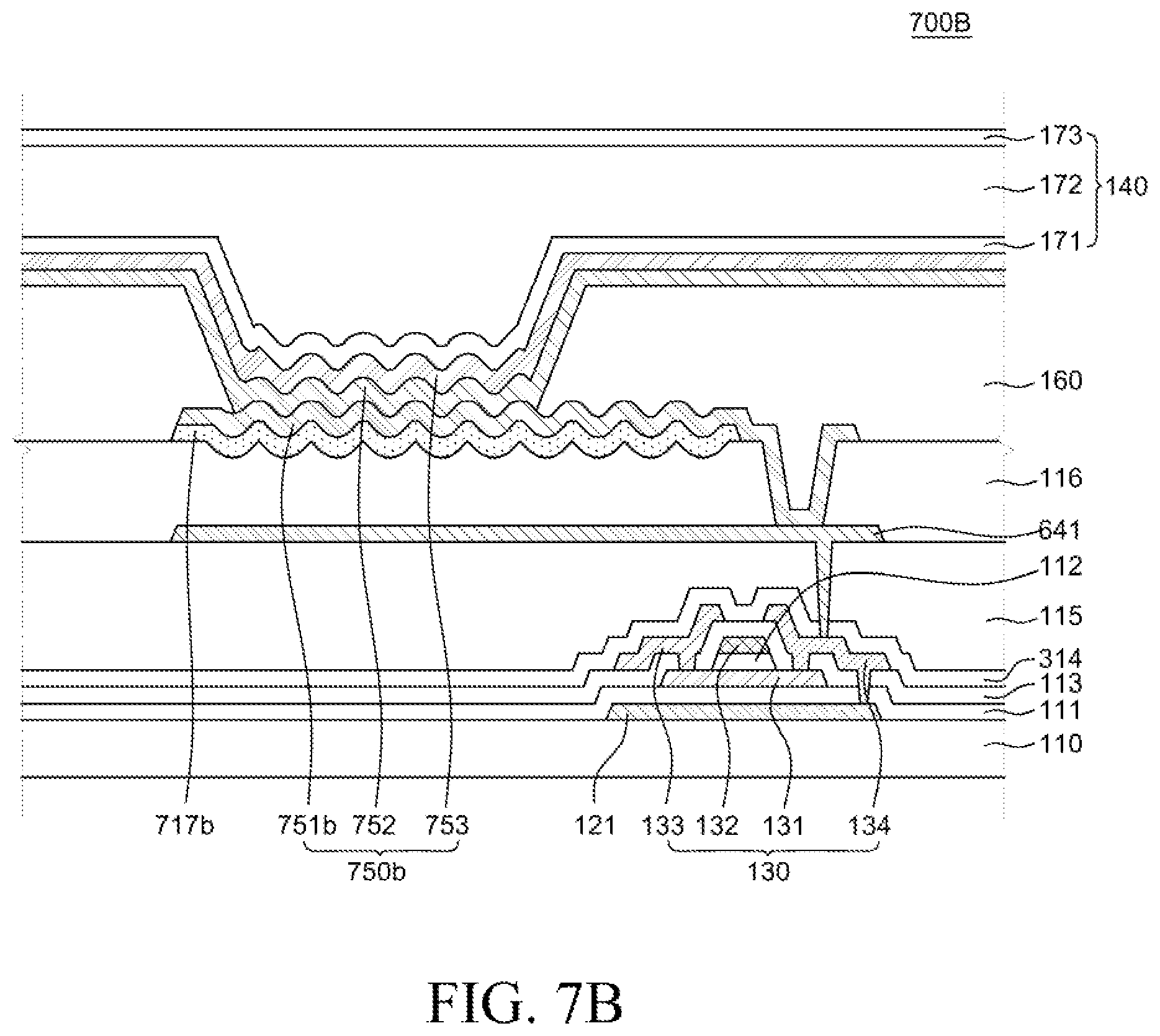 Patent US12433075 Figure 14 – Display device