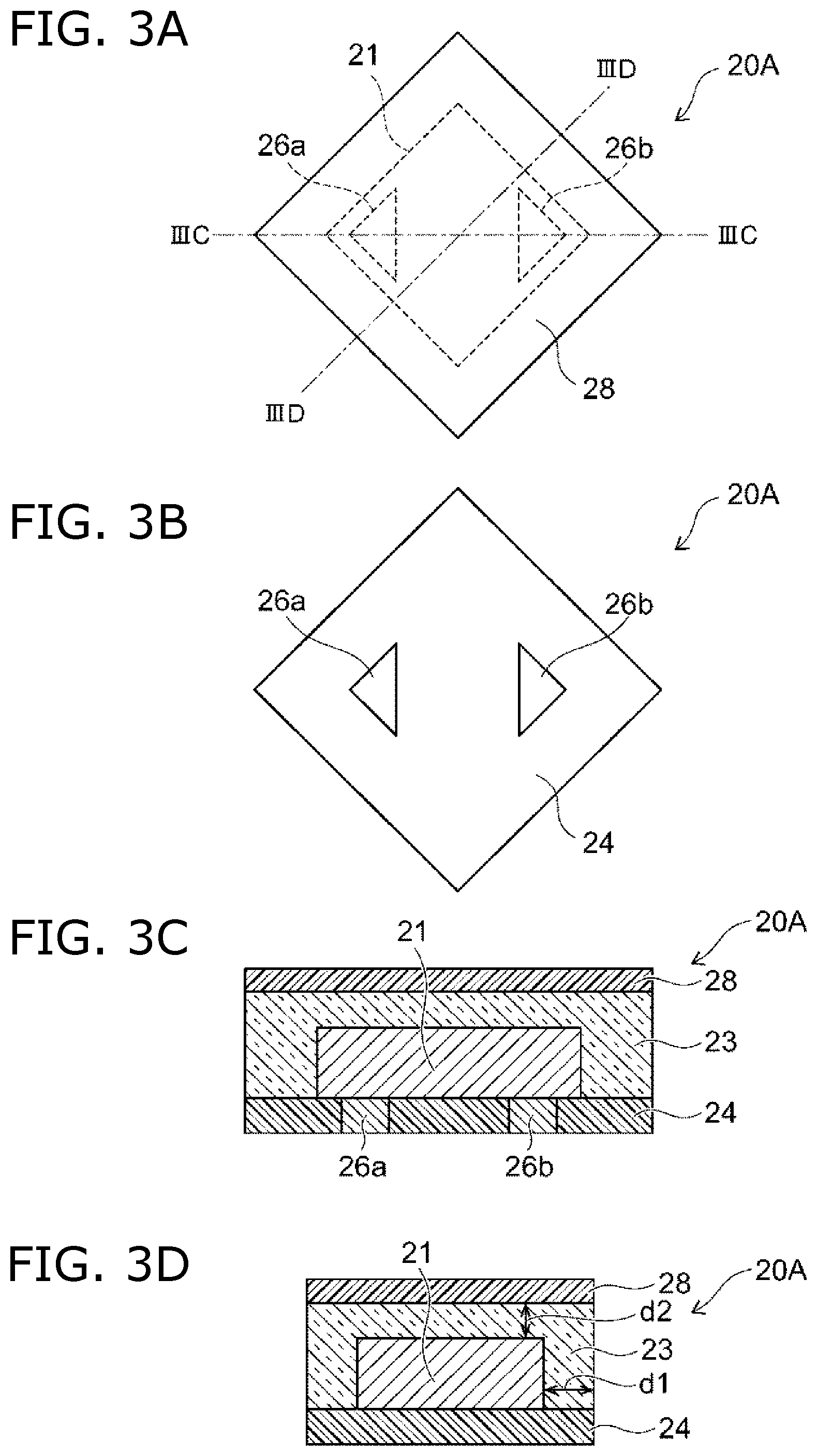 Patent US12433077 Figure 2 – Light-emitting device including support member with hole portion