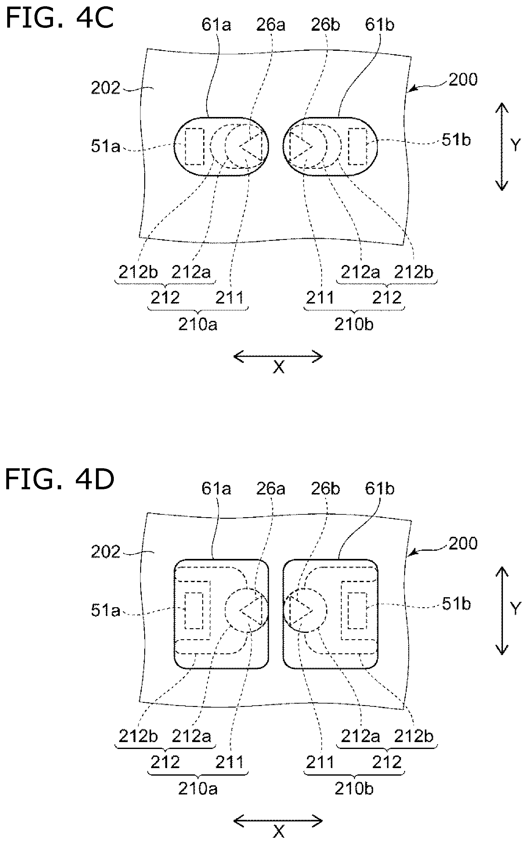 Patent US12433077 Figure 4 – Light-emitting device including support member with hole portion