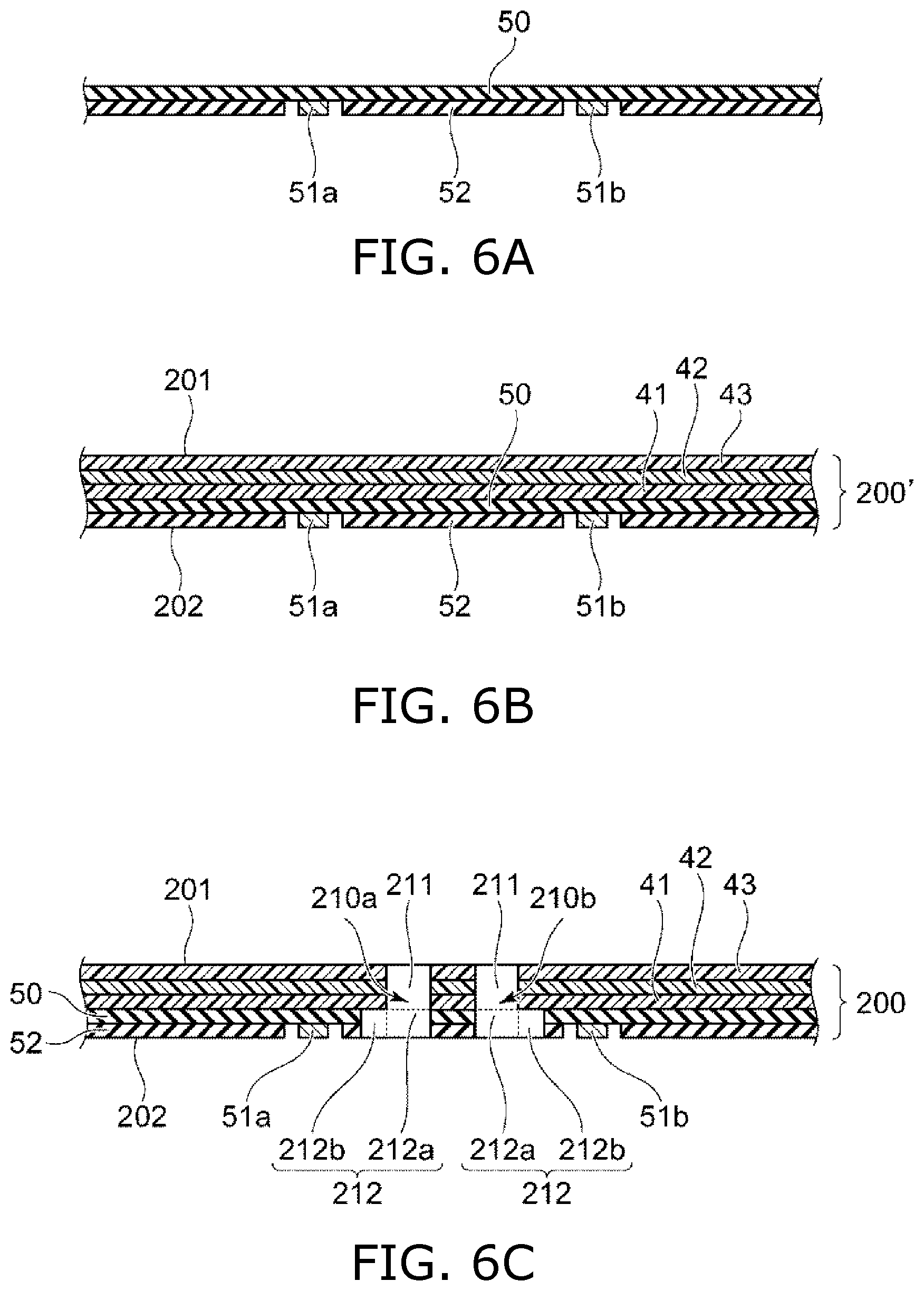 Patent US12433077 Figure 6 – Light-emitting device including support member with hole portion