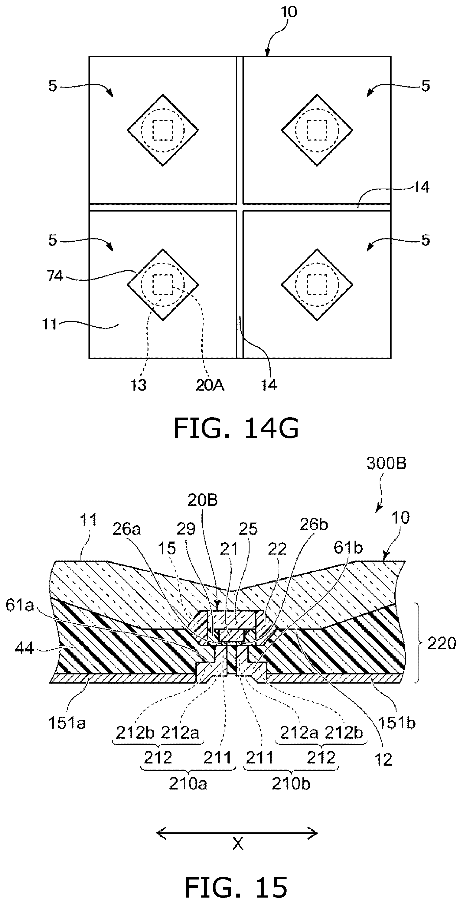 Patent US12433077 Figure 14 – Light-emitting device including support member with hole portion
