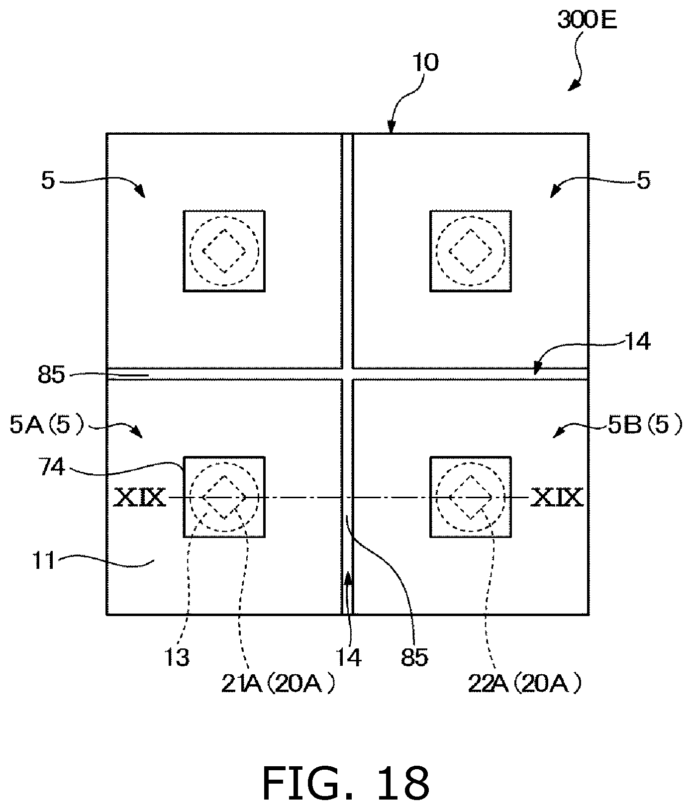 Patent US12433077 Figure 16 – Light-emitting device including support member with hole portion