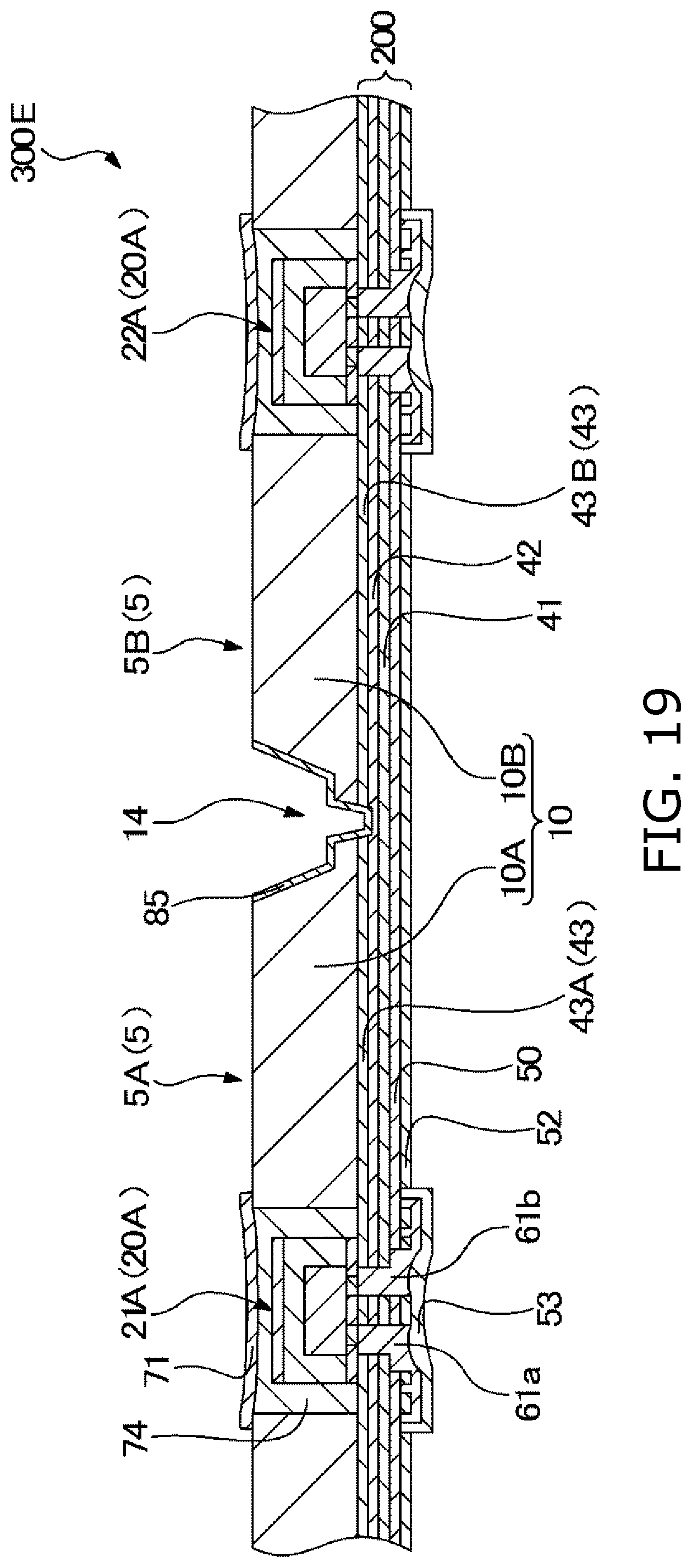 Patent US12433077 Figure 17 – Light-emitting device including support member with hole portion