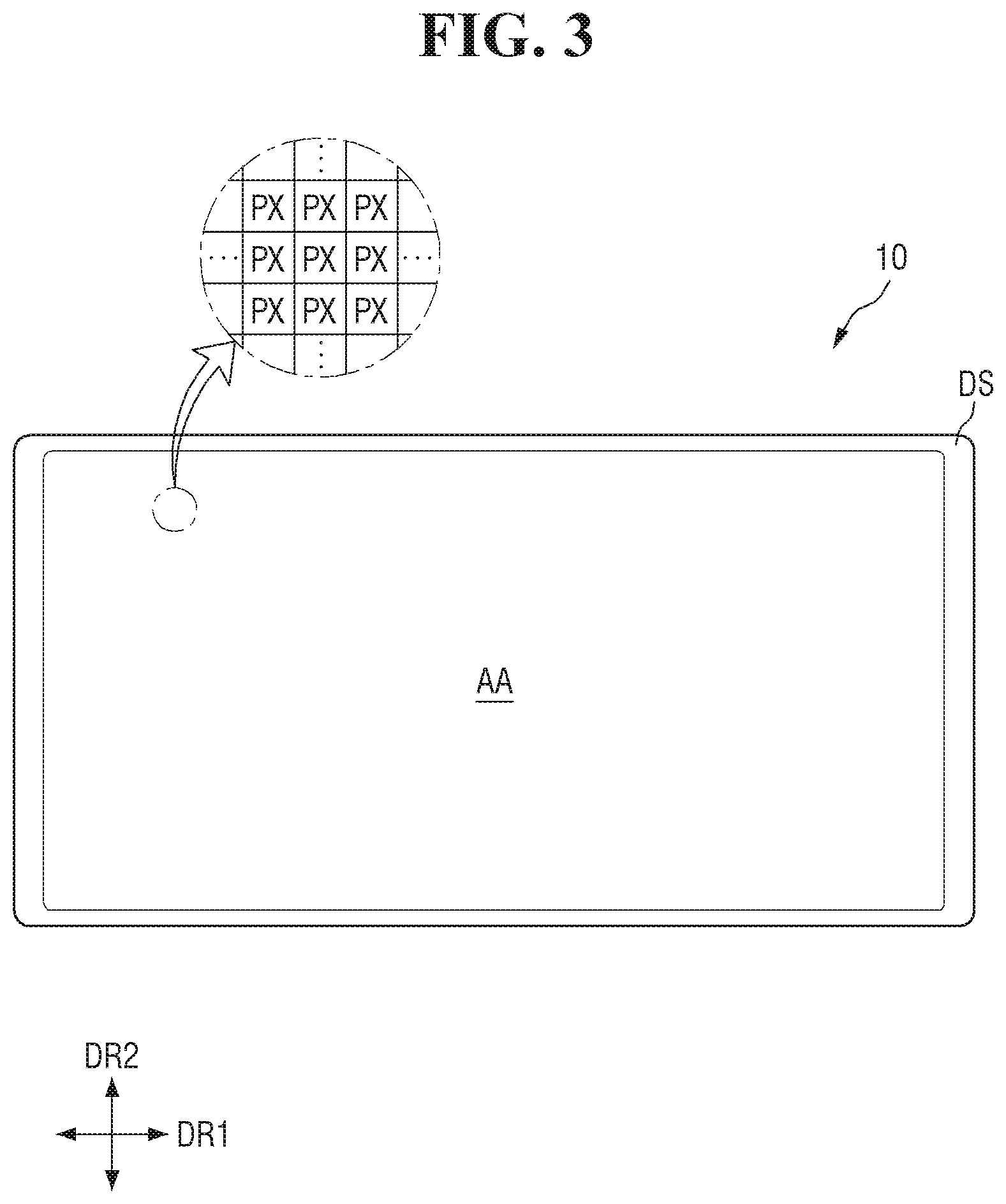 Patent US12433079 Figure 3 – Display device