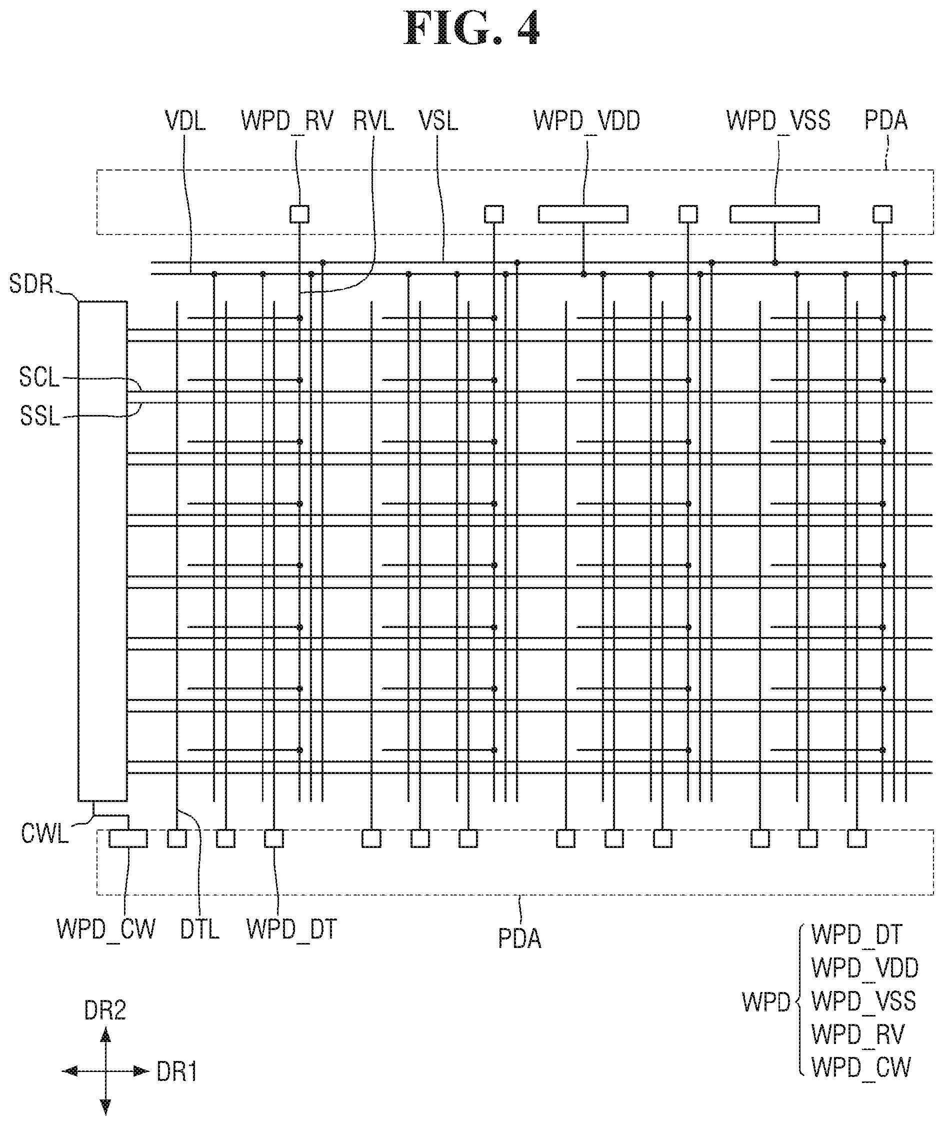 Patent US12433079 Figure 4 – Display device
