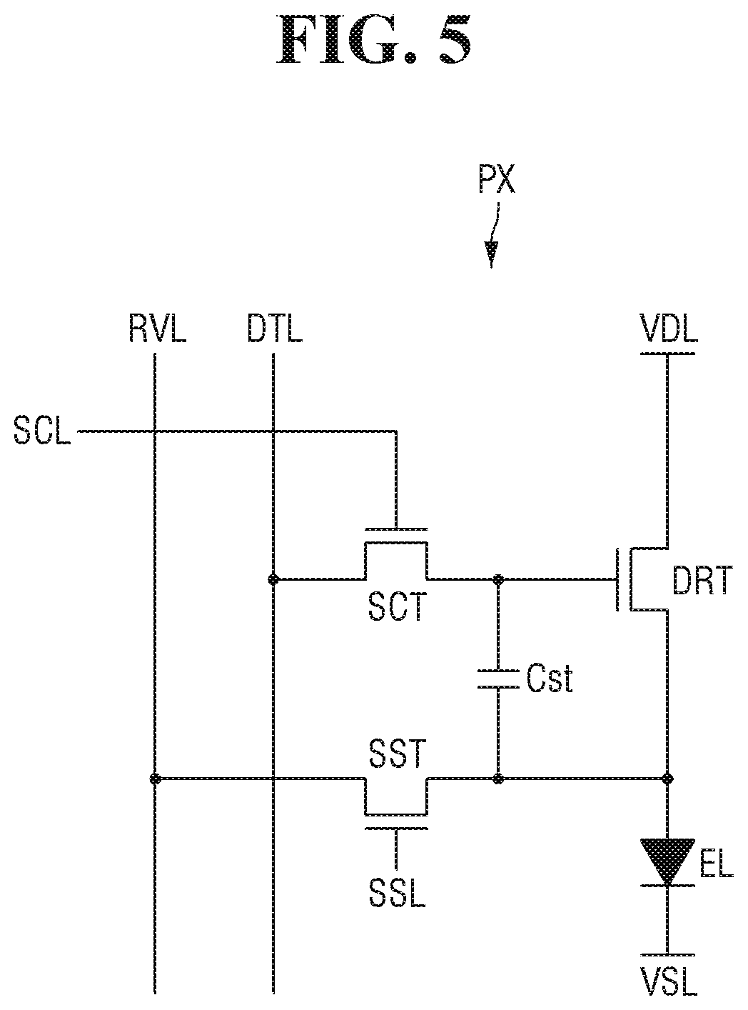 Patent US12433079 Figure 5 – Display device