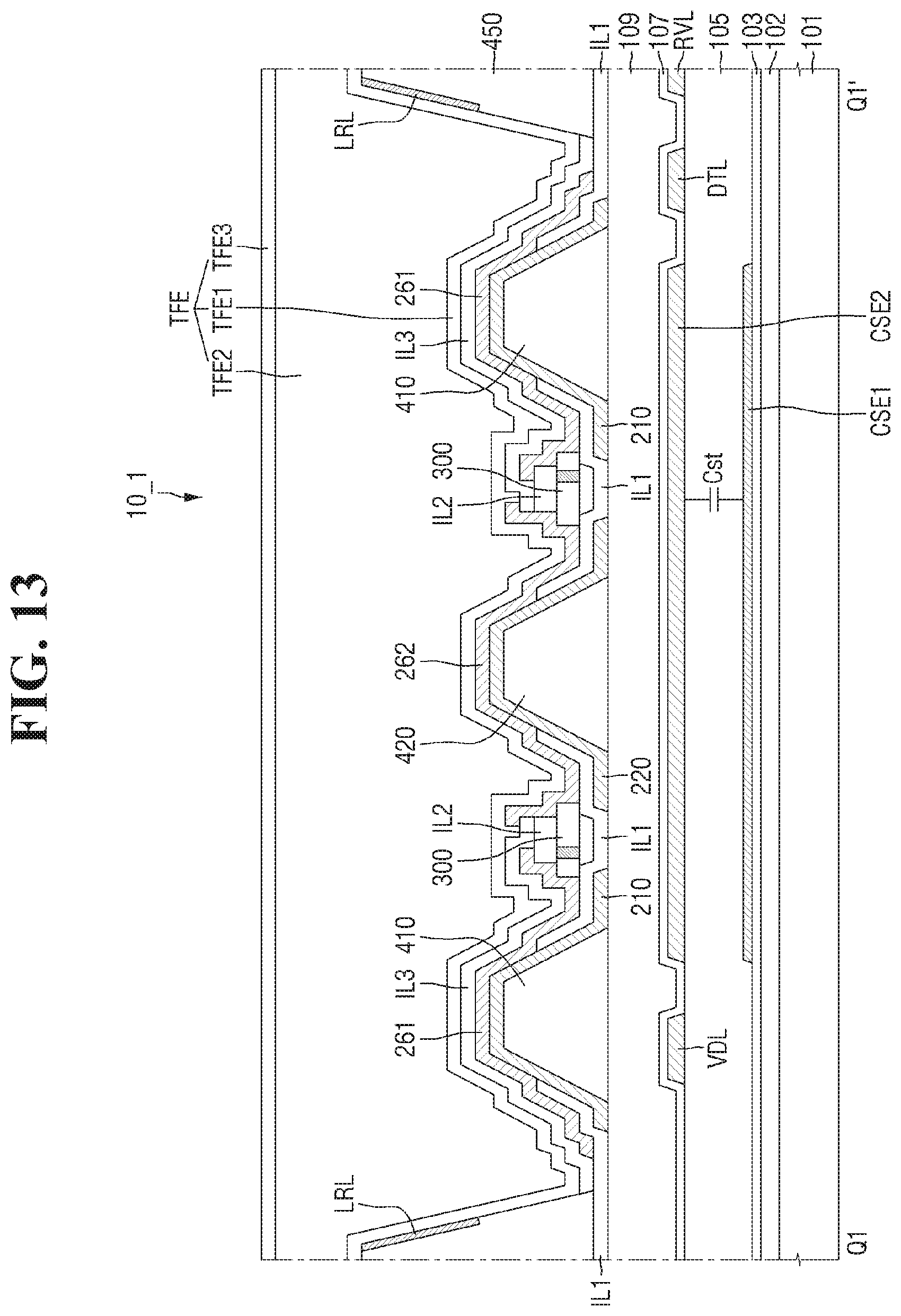 Patent US12433079 Figure 13 – Display device