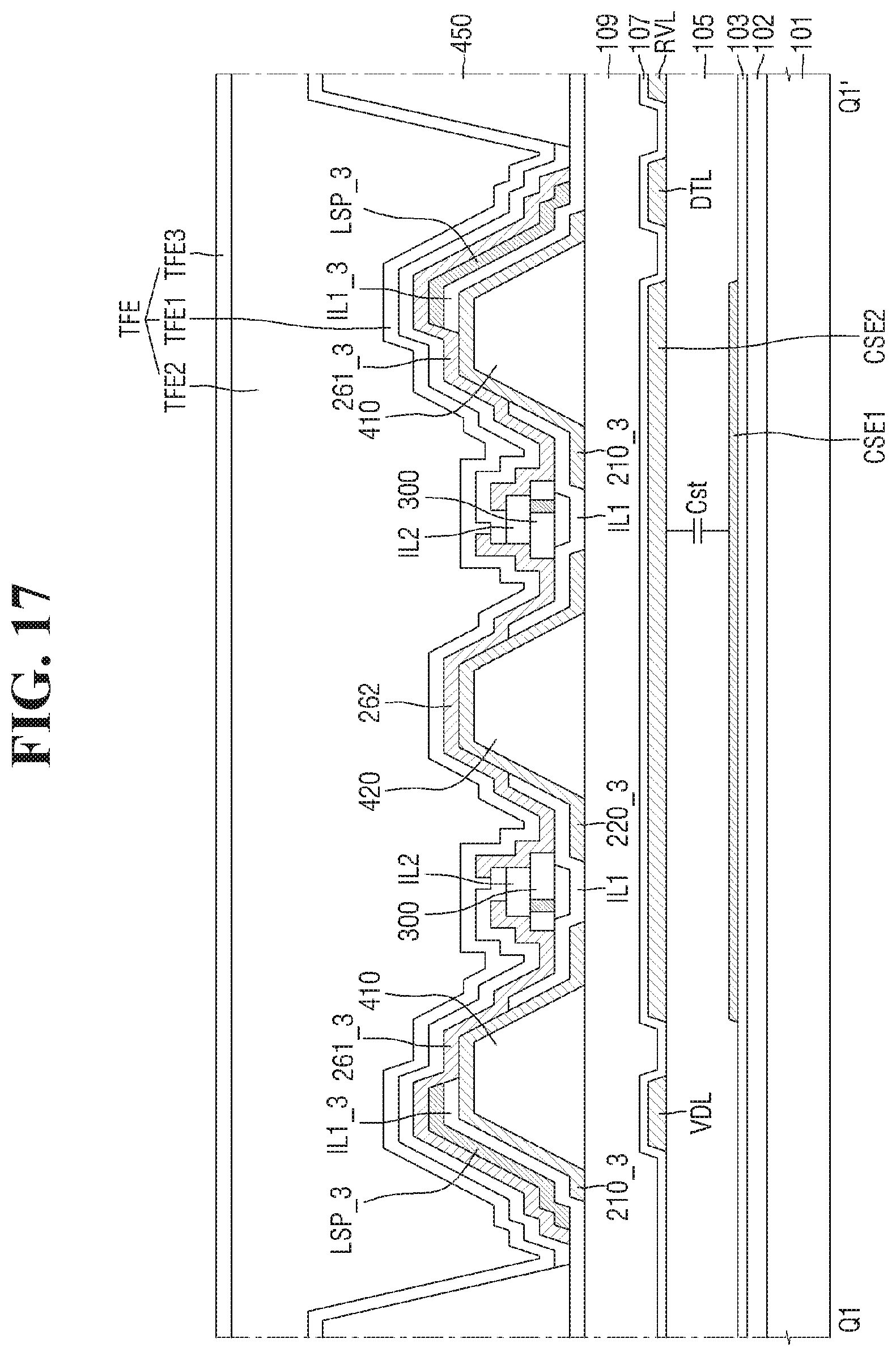 Patent US12433079 Figure 17 – Display device