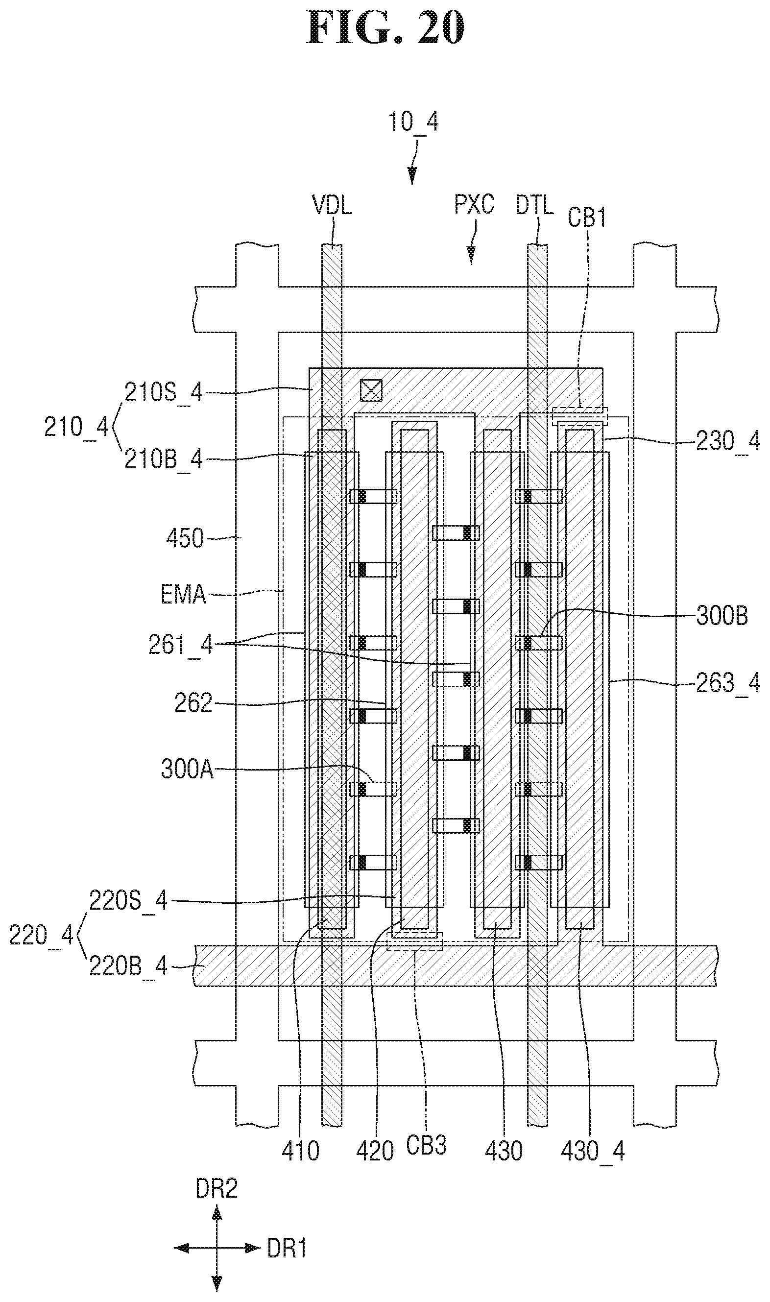 Patent US12433079 Figure 20 – Display device