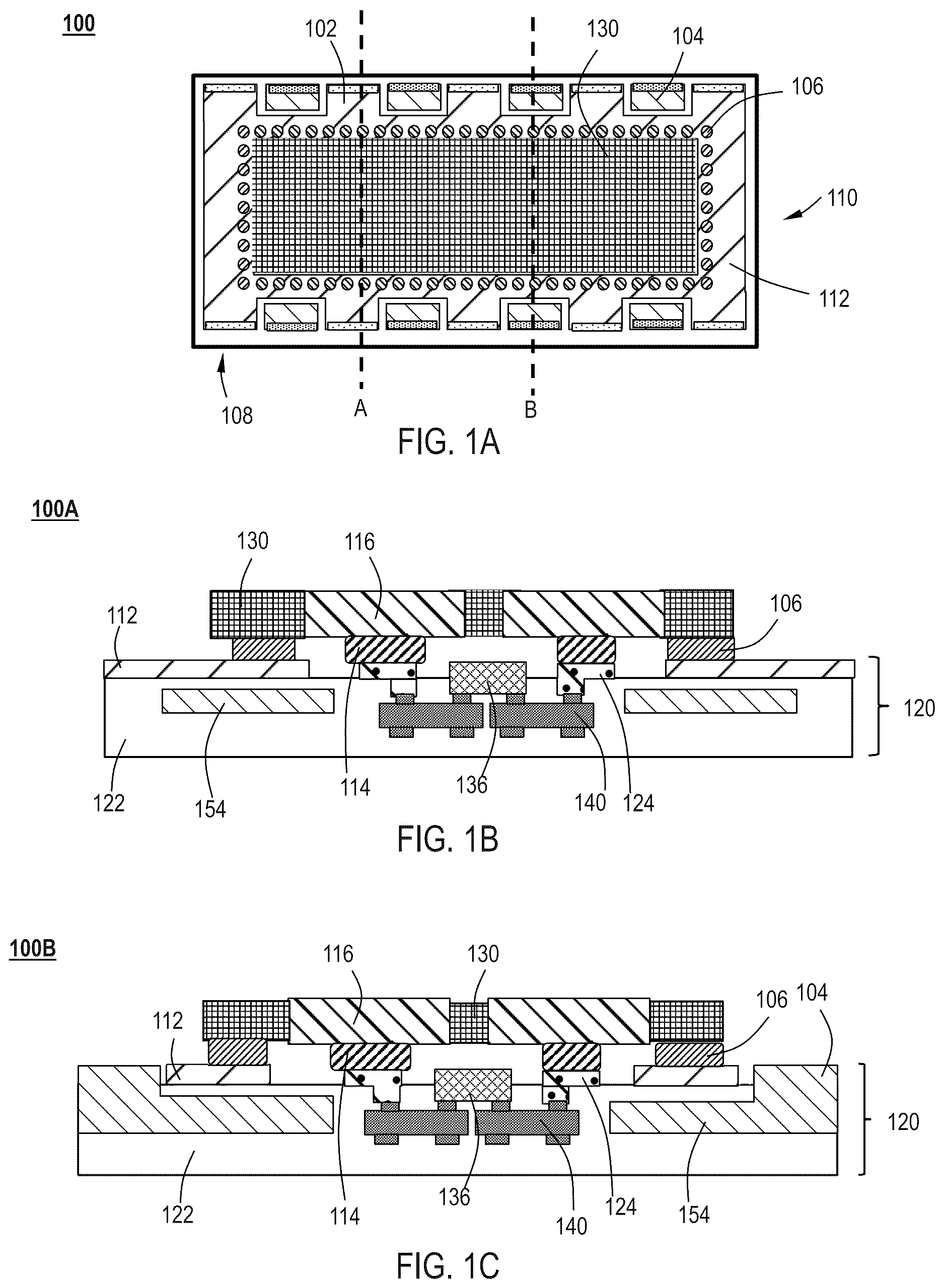 Patent US12433080 Figure 1 – Hybrid CMOS micro-LED display layout