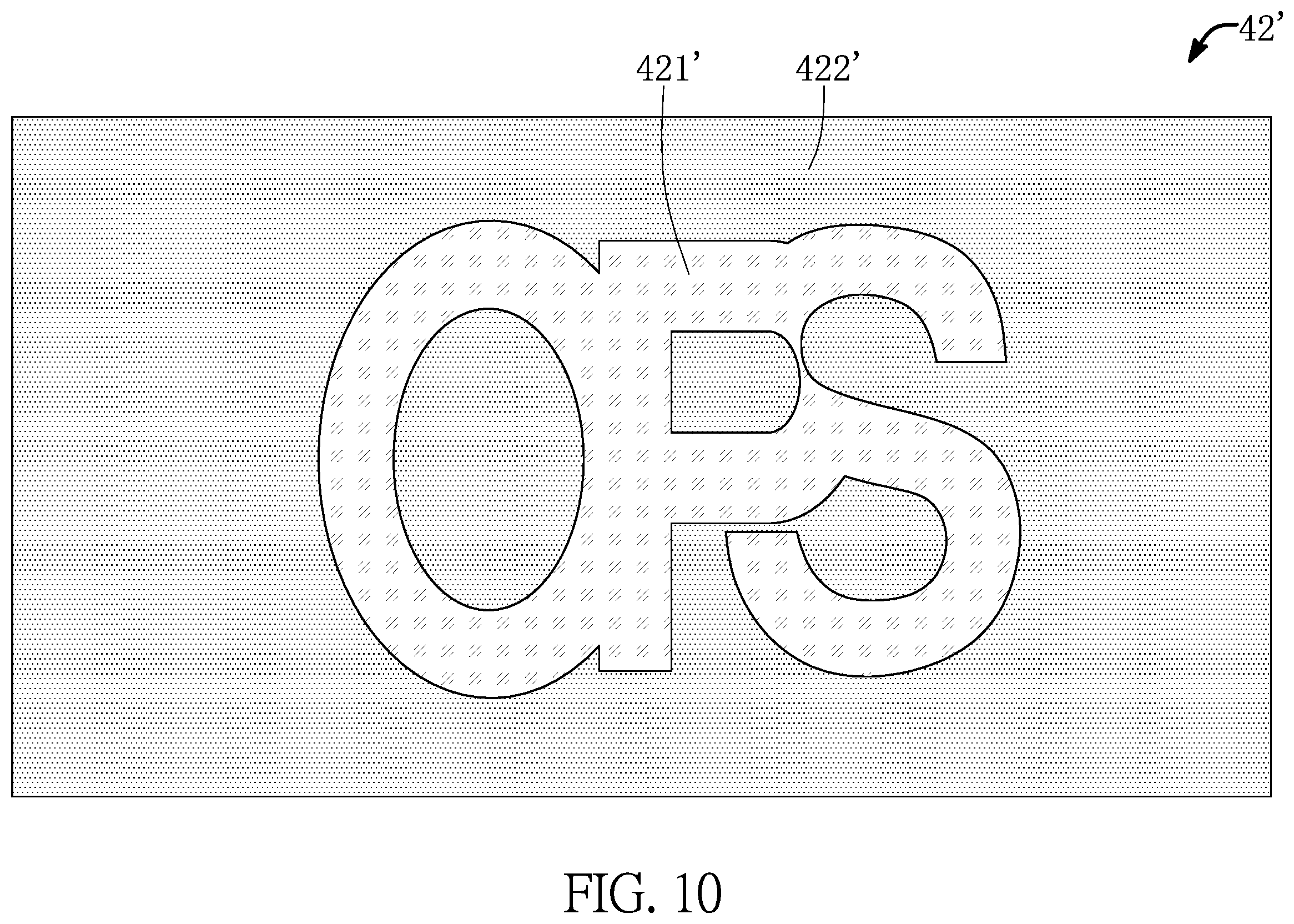 Patent US12433083 Figure 10 – Display device with multi-layered structure for presenting luminous images of different colors