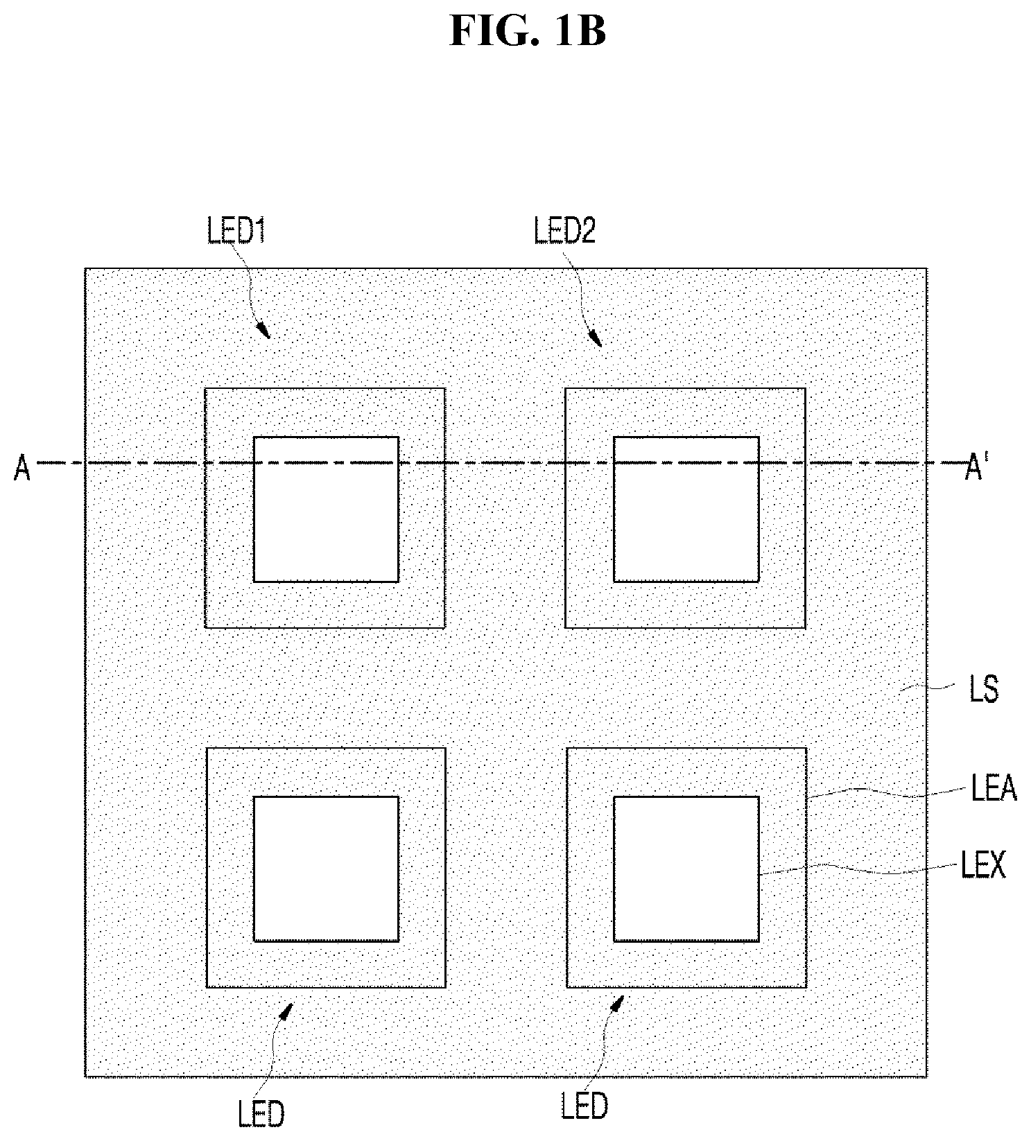 Patent US12433085 Figure 2 – Light emitting device including light shielding layer
