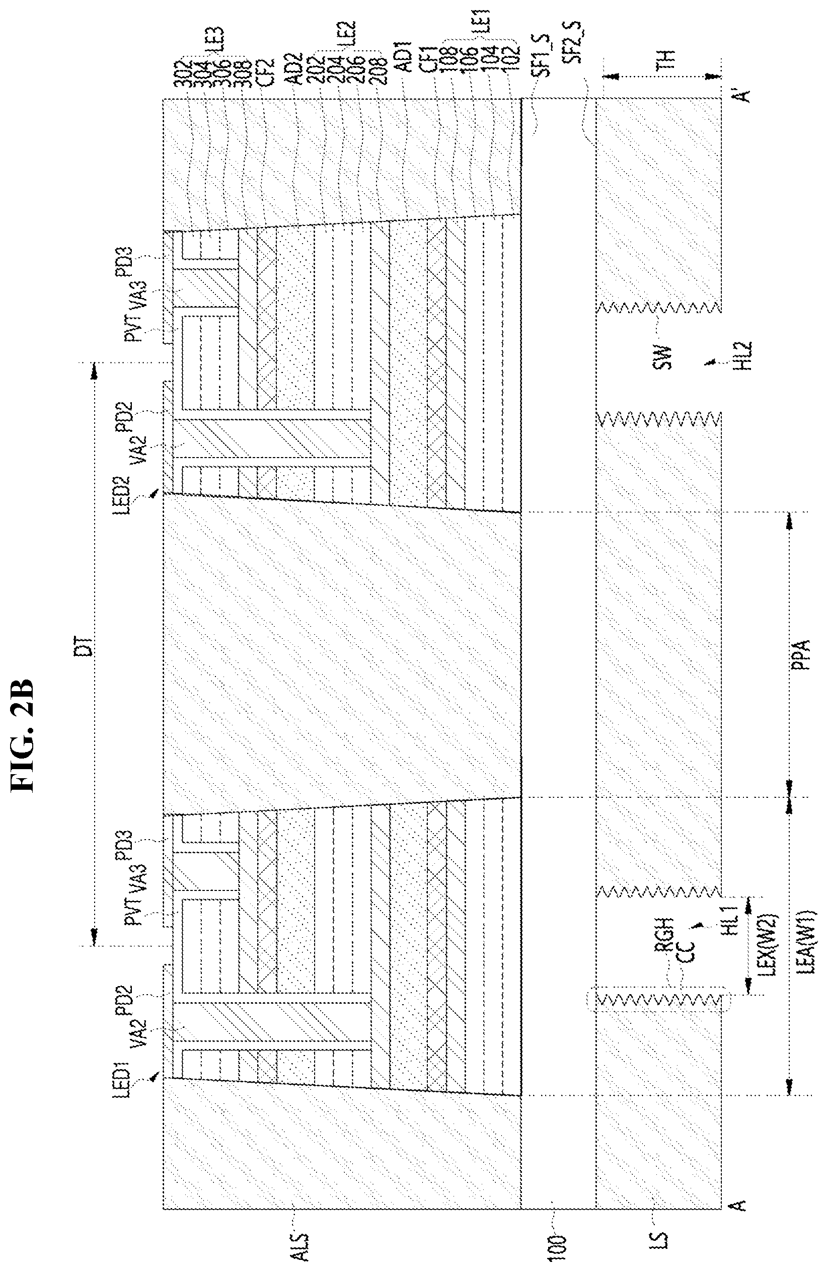 Patent US12433085 Figure 4 – Light emitting device including light shielding layer