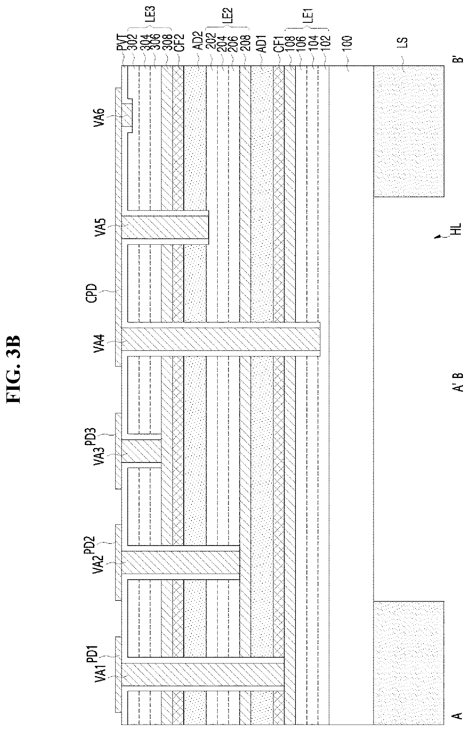 Patent US12433085 Figure 8 – Light emitting device including light shielding layer