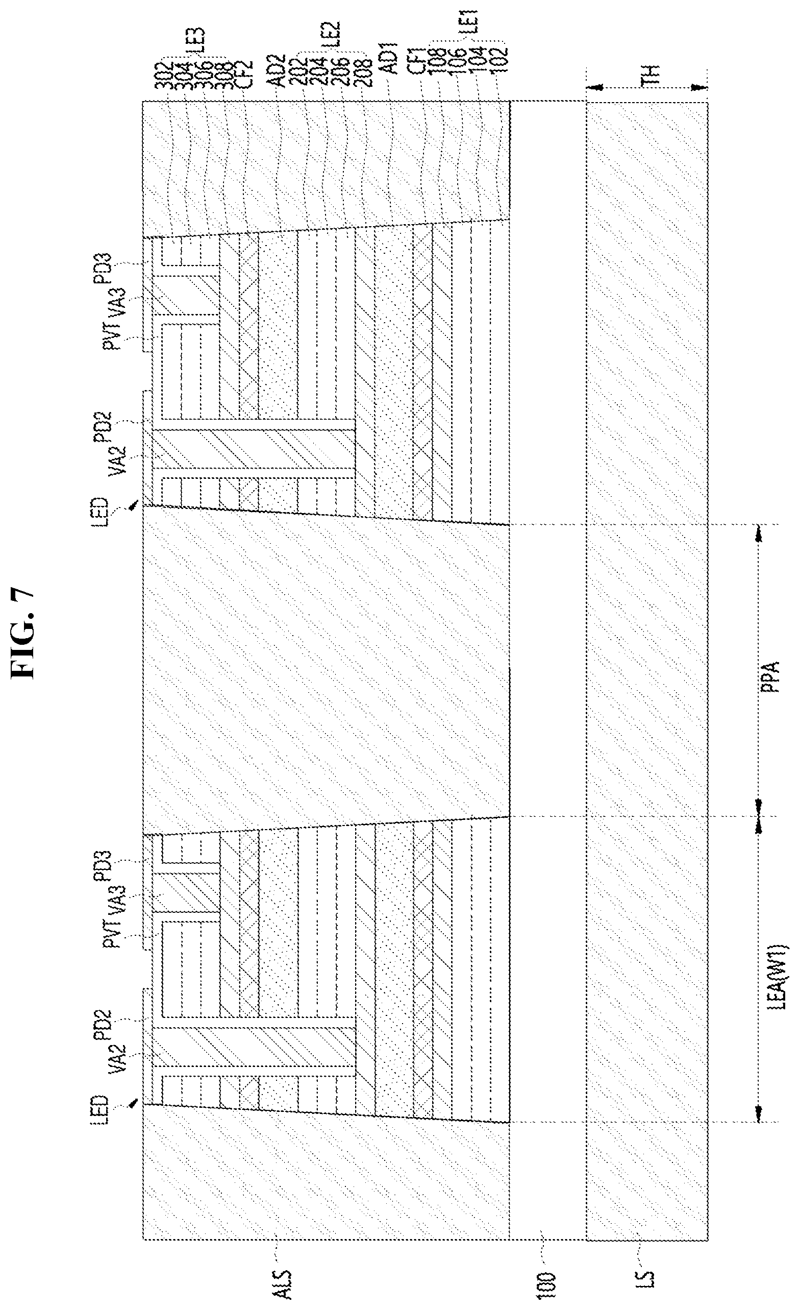 Patent US12433085 Figure 12 – Light emitting device including light shielding layer