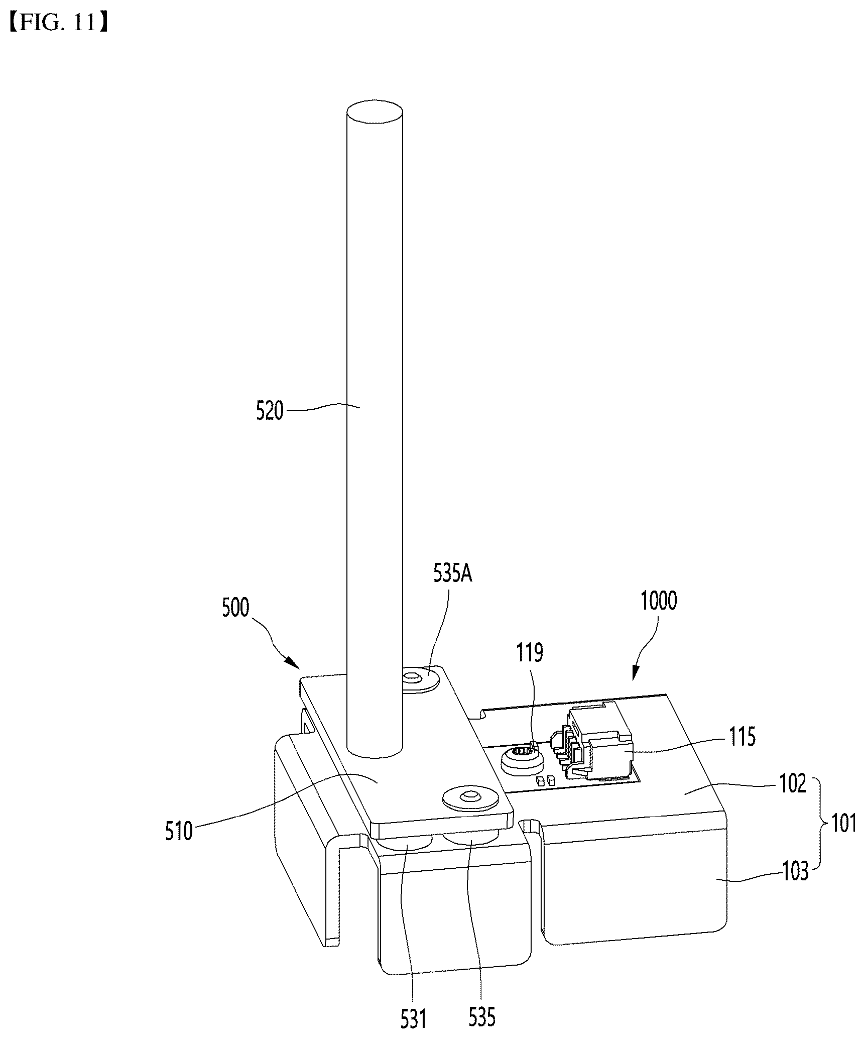 Patent US12433086 Figure 8 – Lighting module and lighting device comprising same