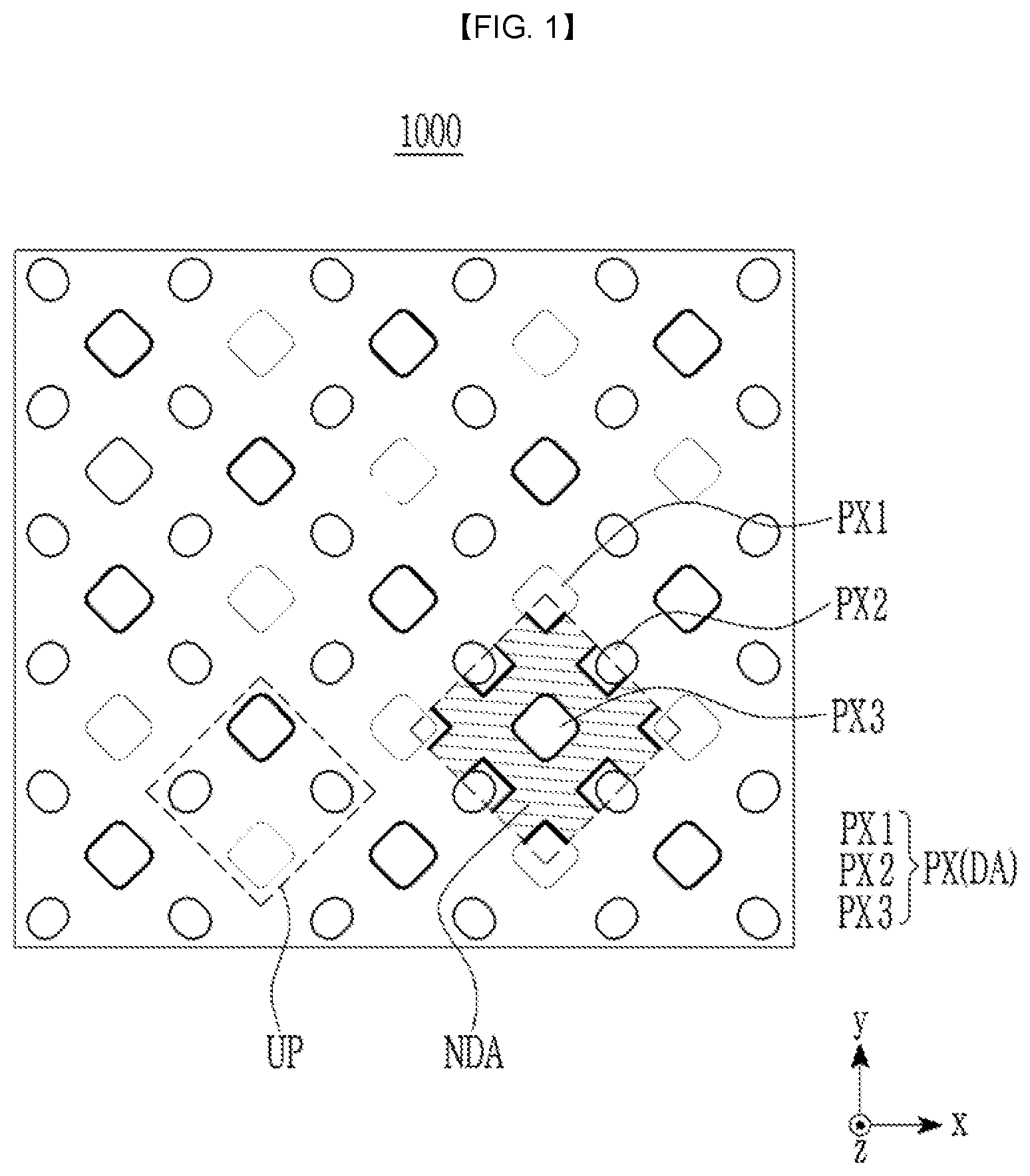 Patent US12433088 Figure 1 – Sensor embedded display panel and electronic device