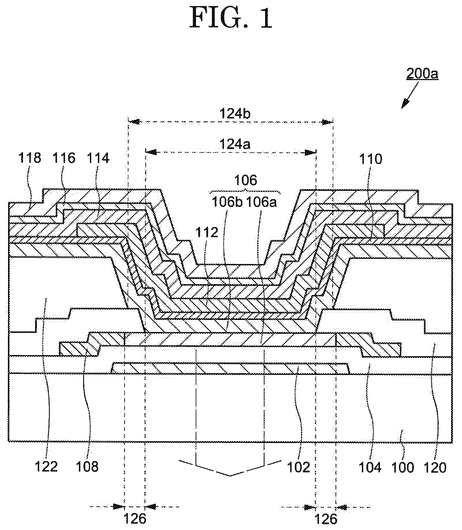 Patent US12433090 Figure 1 – Organic electroluminescence element including carrier injection amount control electrode