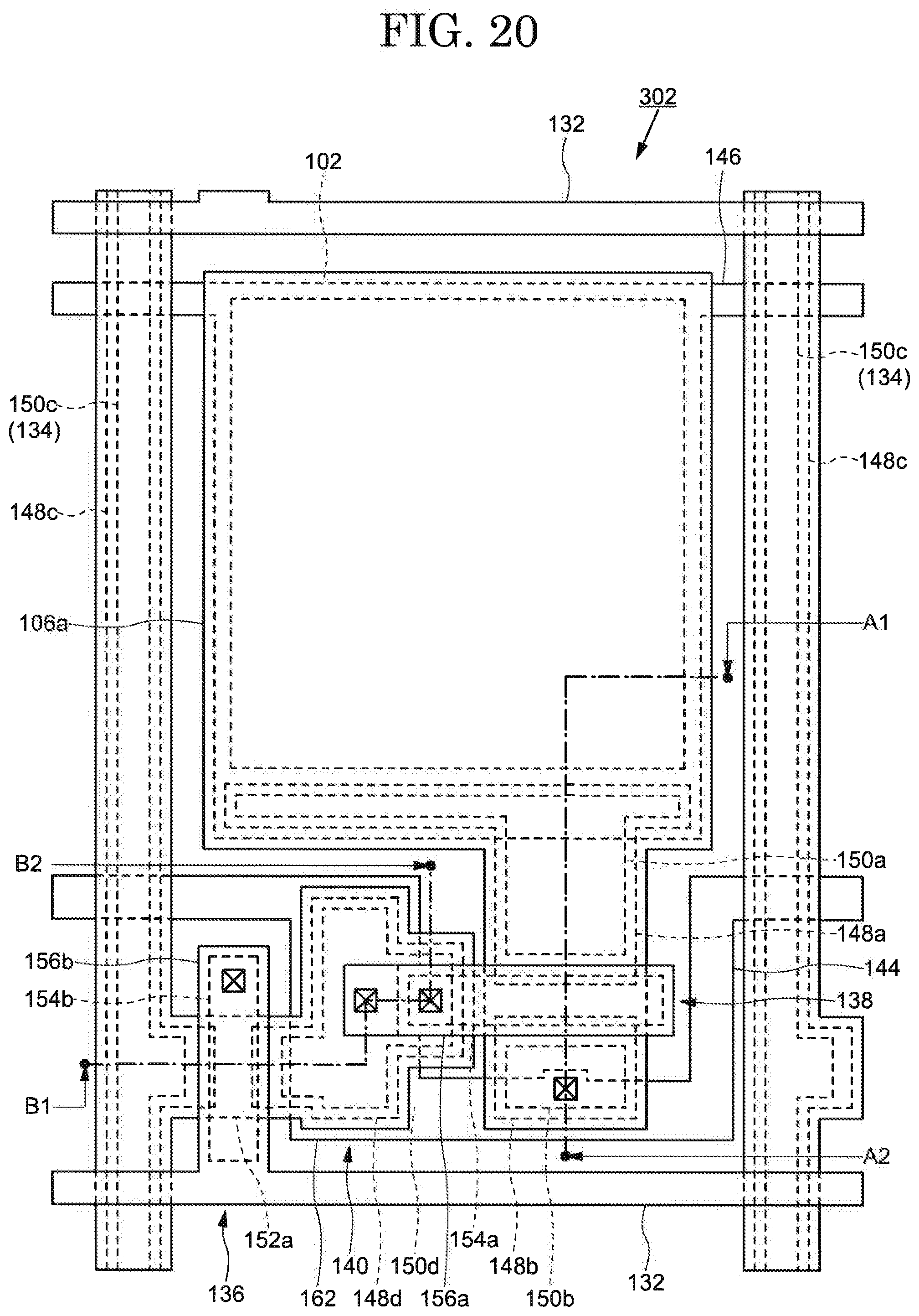 Patent US12433090 Figure 20 – Organic electroluminescence element including carrier injection amount control electrode